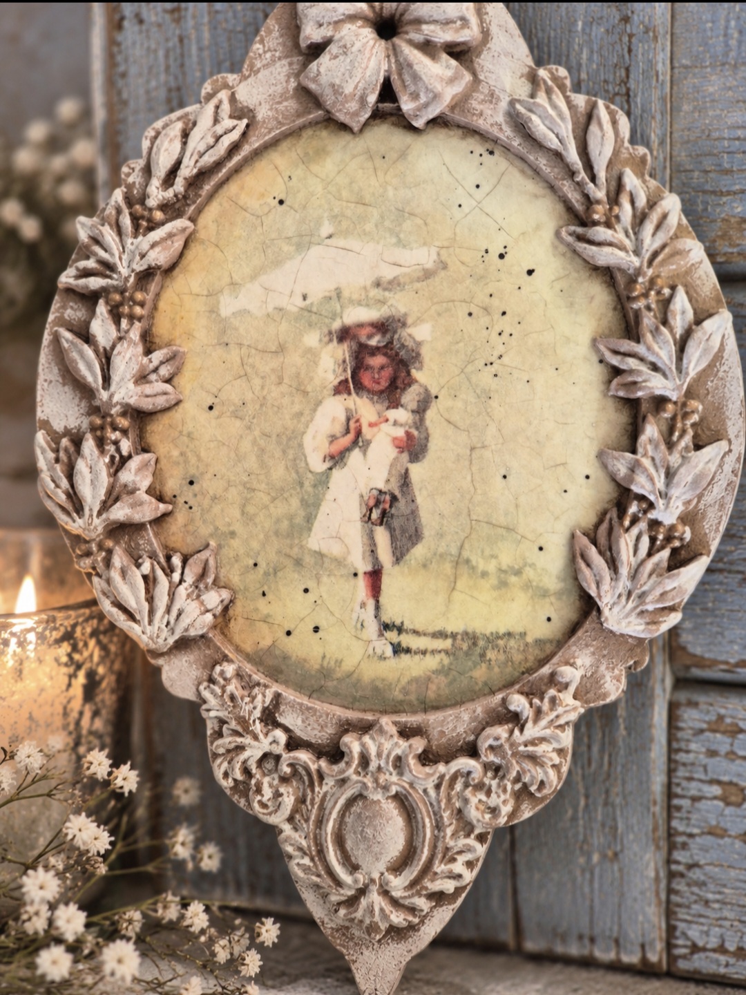 A Victorian Girl Hanging Plaque (photo 2 of 4)