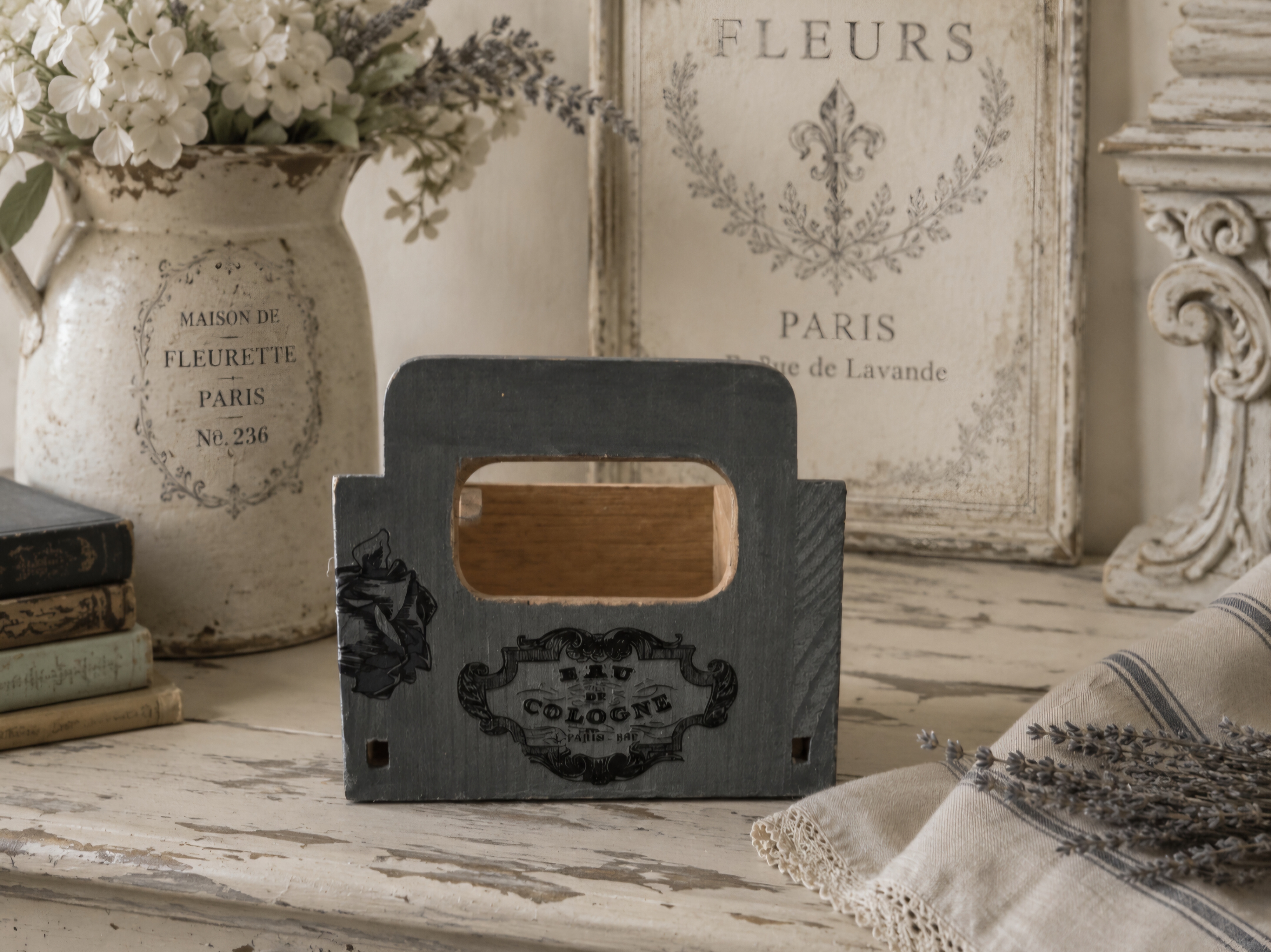 Open Wooden Small Desk Organiser  (photo 2 of 4)