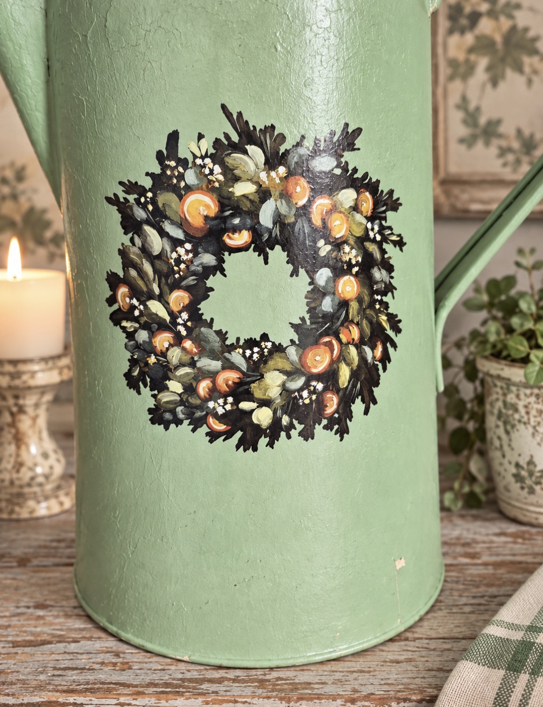 Handcrafted Metal Pitcher (photo 6 of 7)