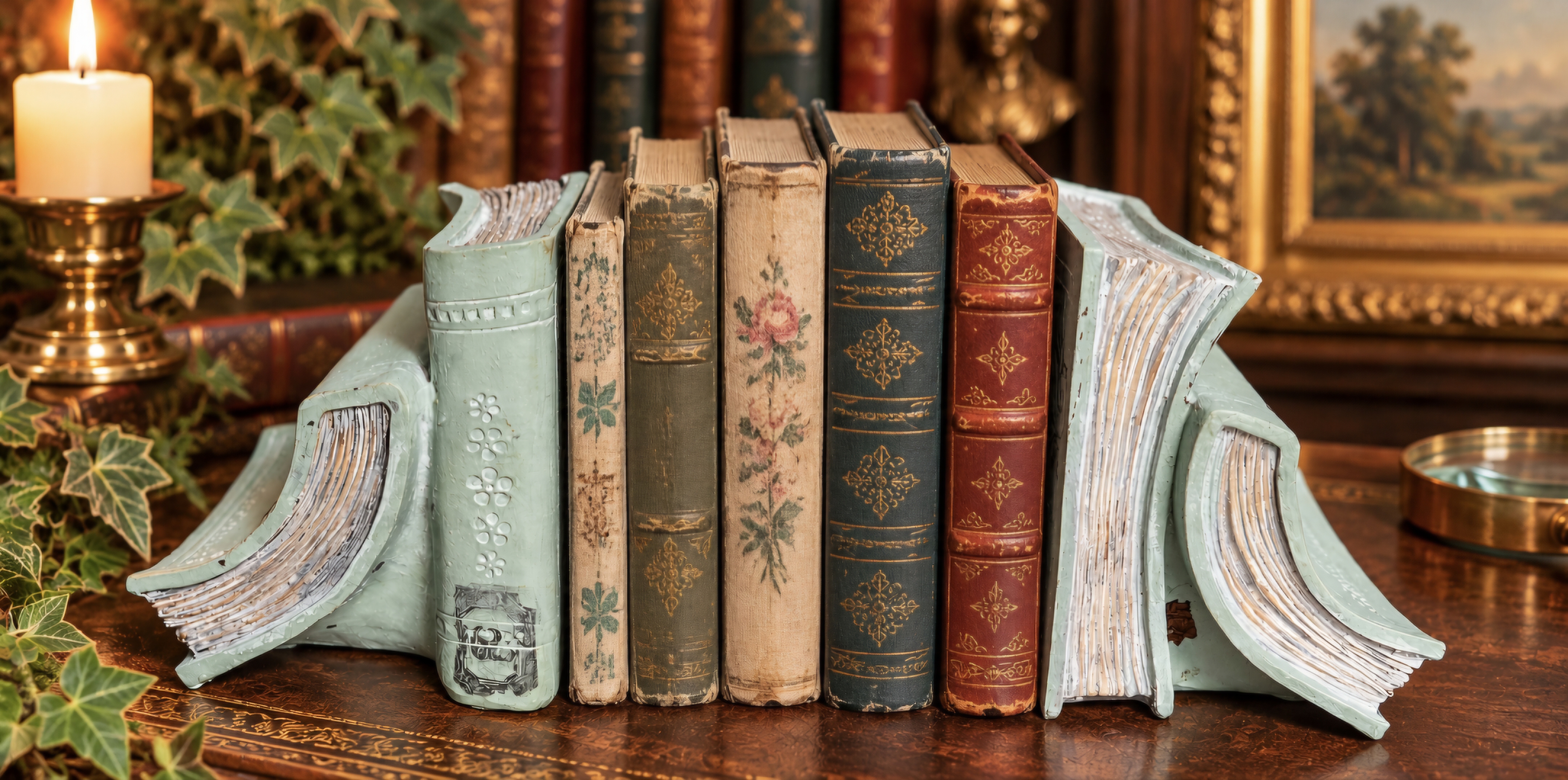 Vintage Style Bookends (photo 9 of 9)