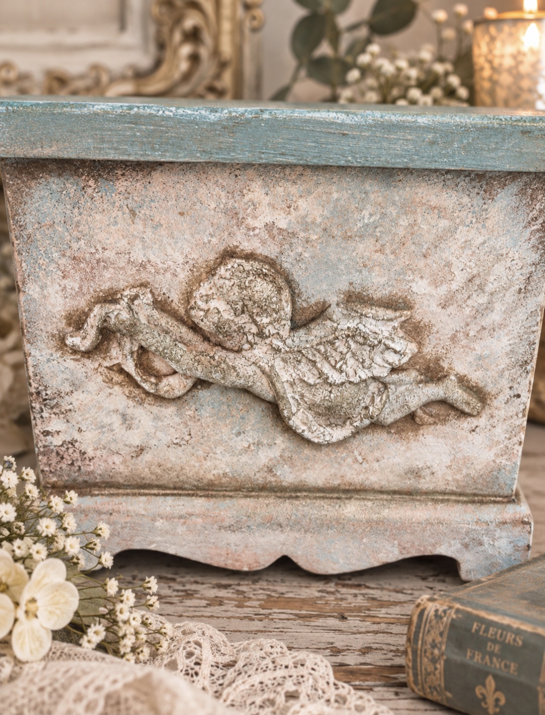 French Inspired Angel Keepsake Box (photo 8 of 8)
