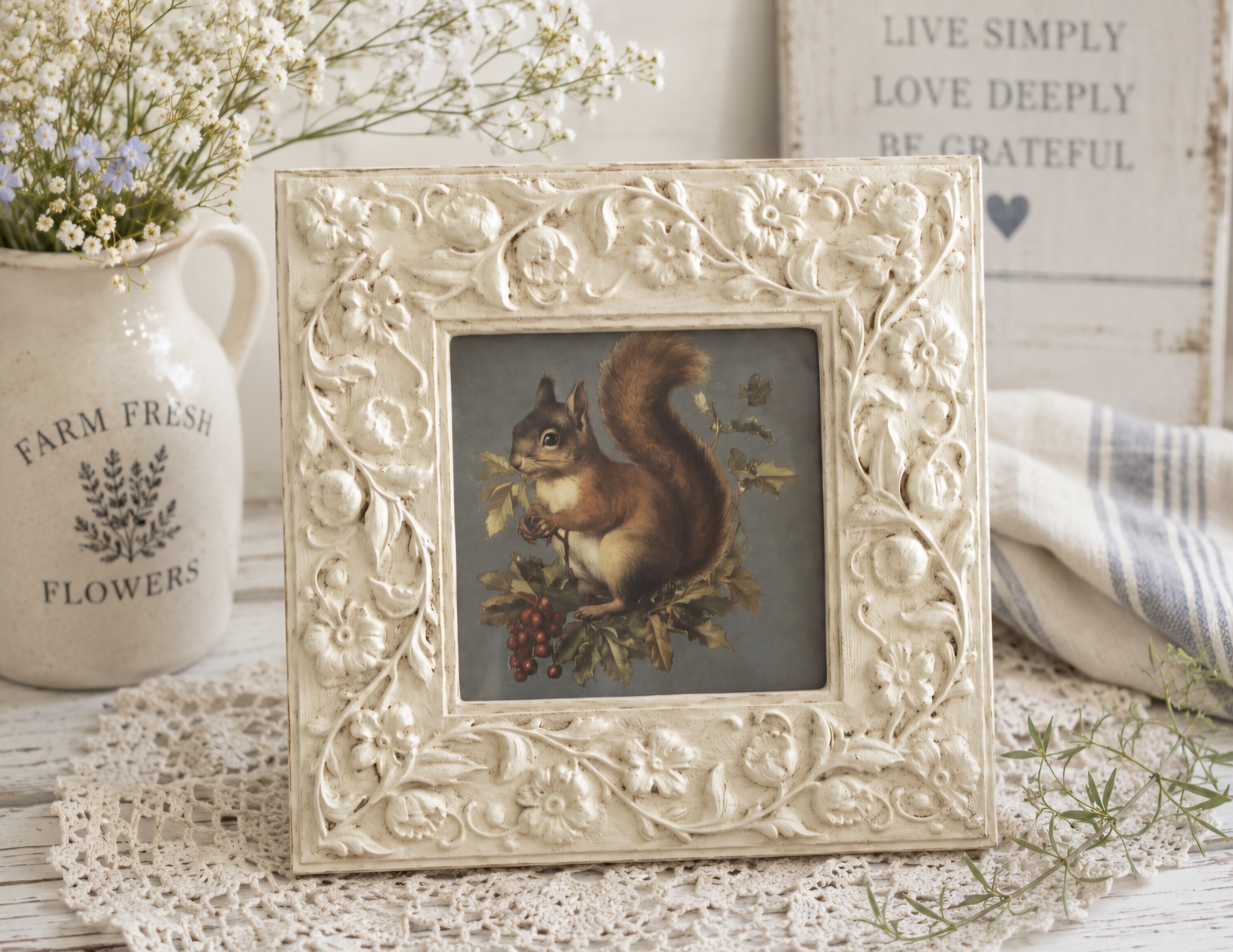 Laura Ashley Frame With Cute Squirrel 