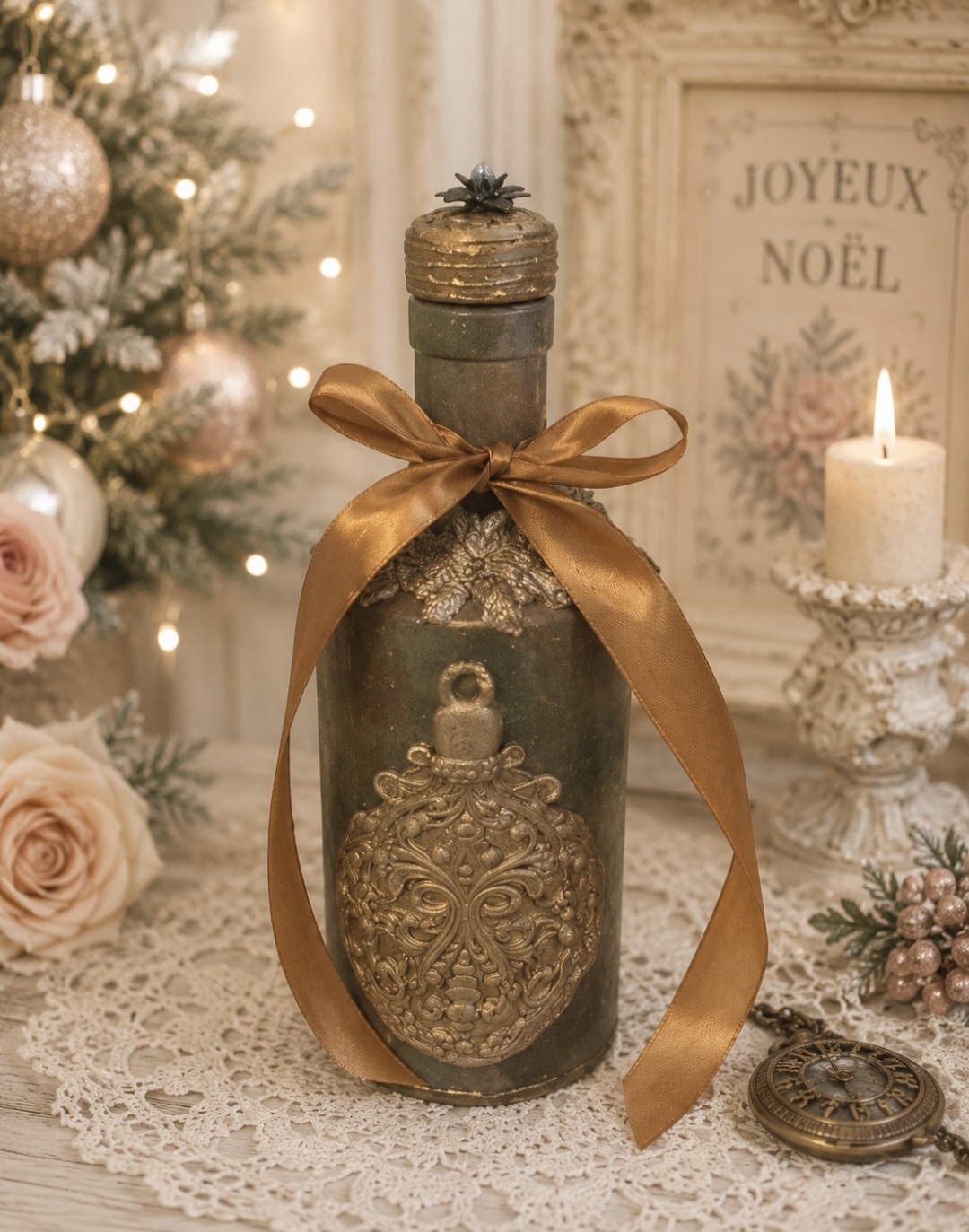 Vintage Girl Decorative Bottle (photo 2 of 6)