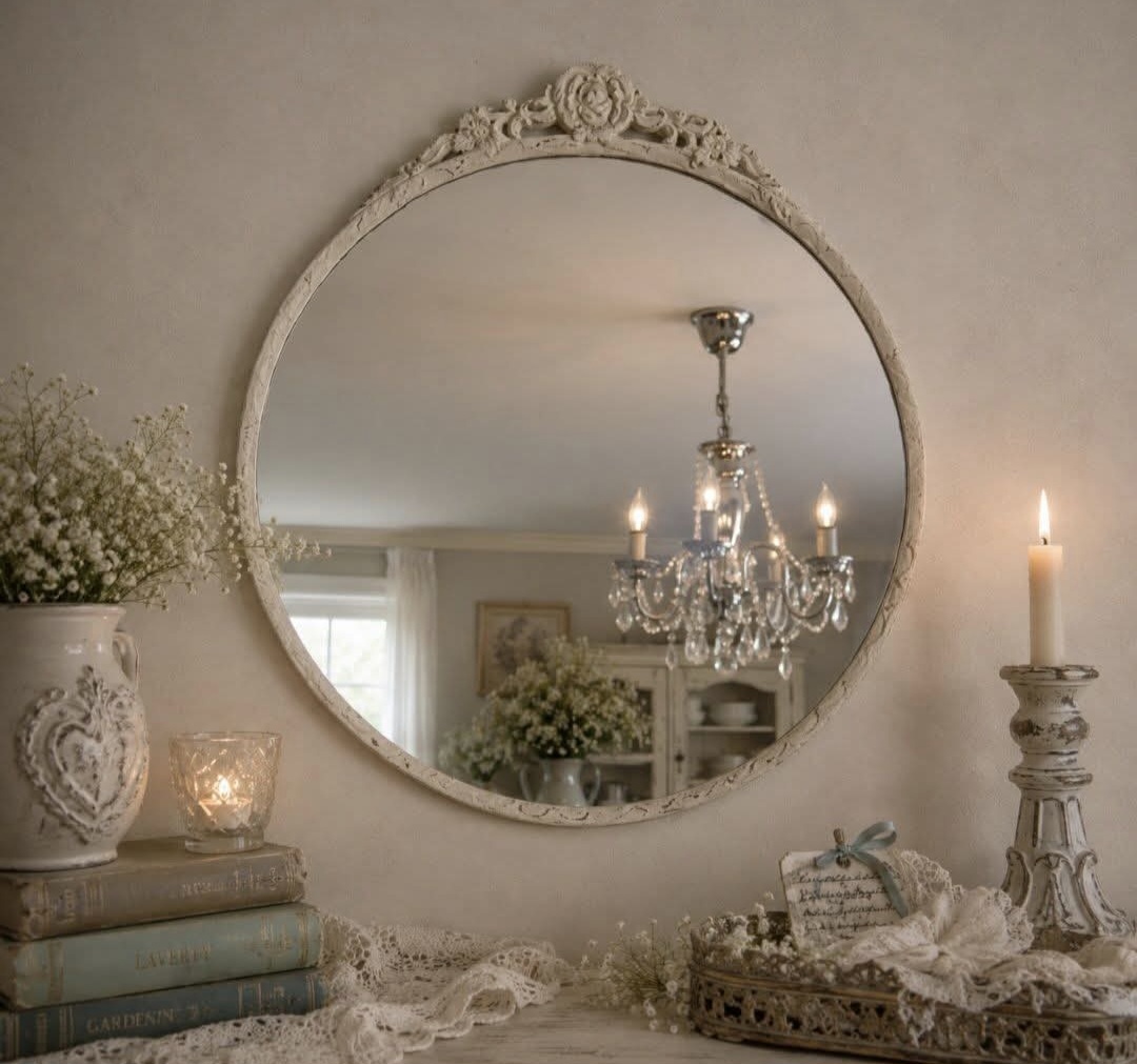 Vintage Metal Mirror (photo 1 of 5)