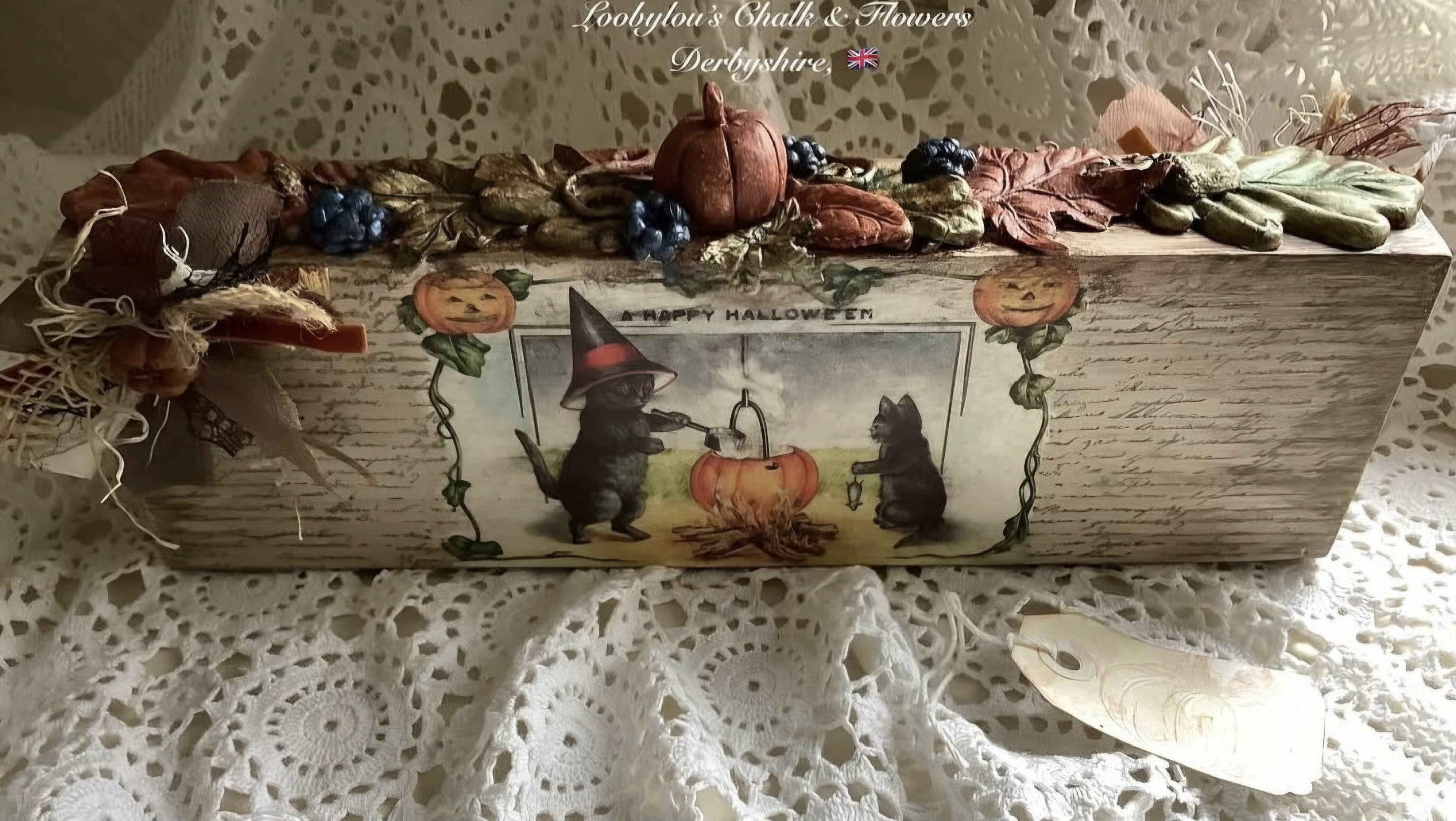 Autumnal Block Decoration  (photo 1 of 3)