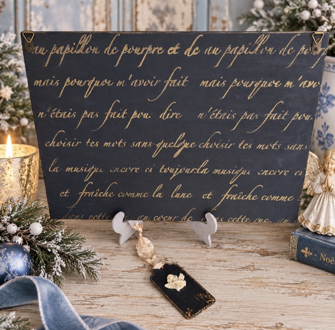 Handmade Christmas Angel Wall Art (photo 5 of 6)