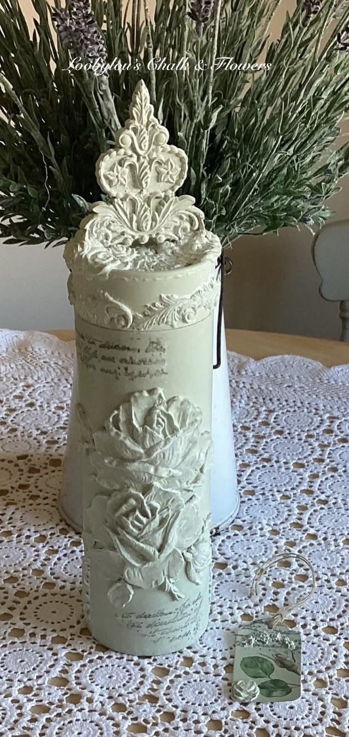 A Tall Summer Inspired Storage Cylinder  (photo 2 of 5)