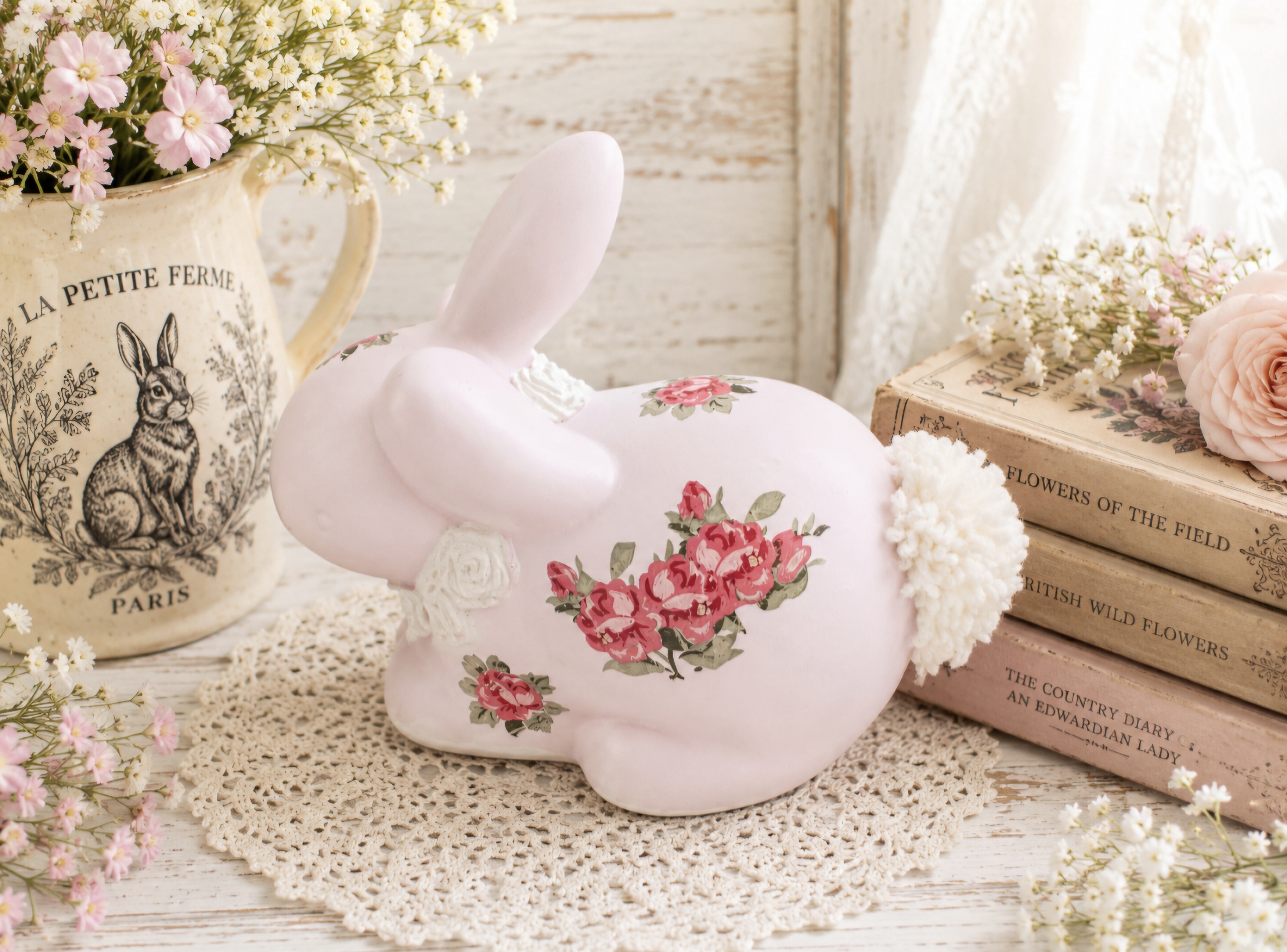 Ceramic Bunny Decoration  (photo 3 of 4)