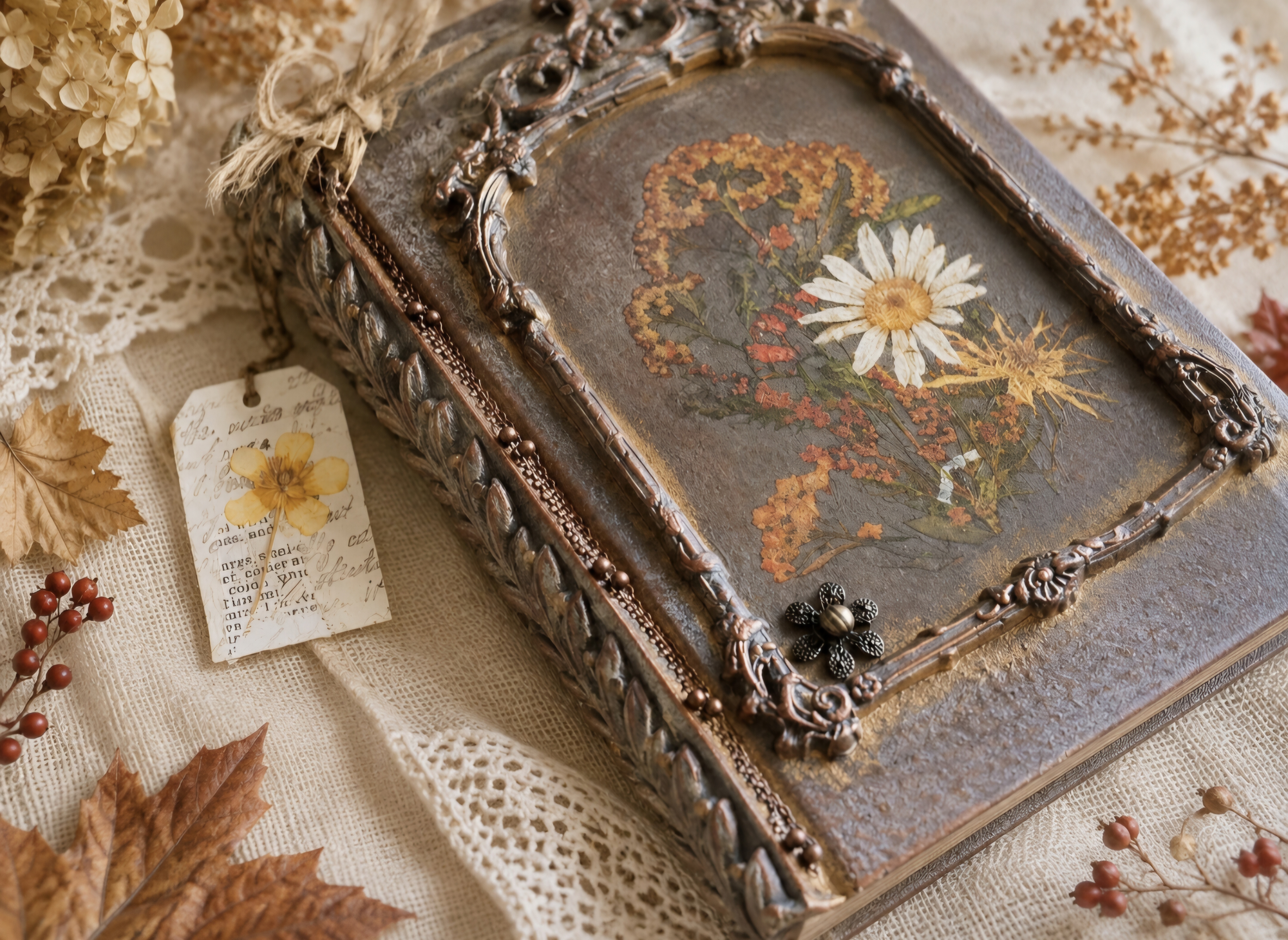 Autumnal Vibe Book Decoration  (photo 2 of 3)