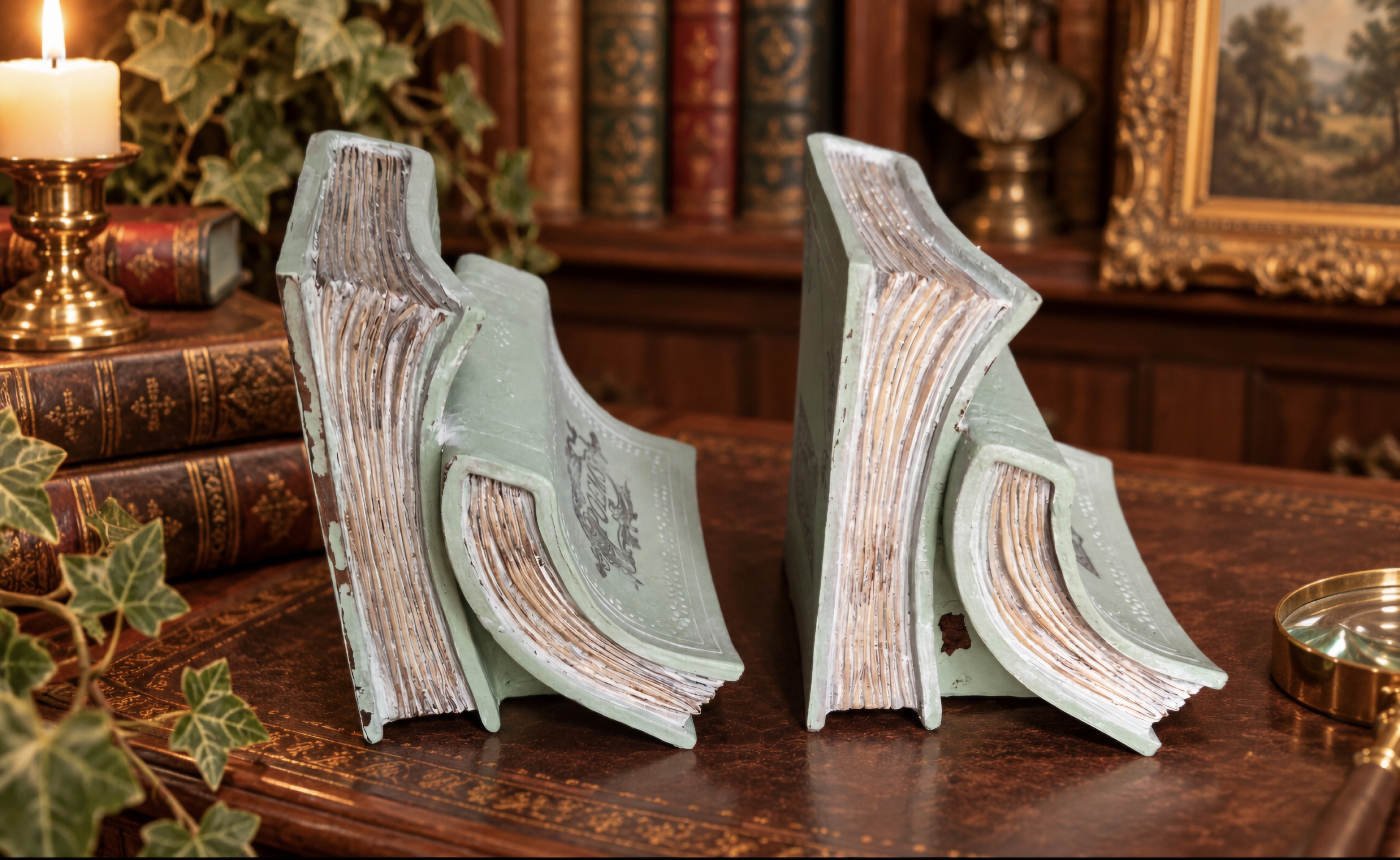 Vintage Style Bookends (photo 1 of 9)