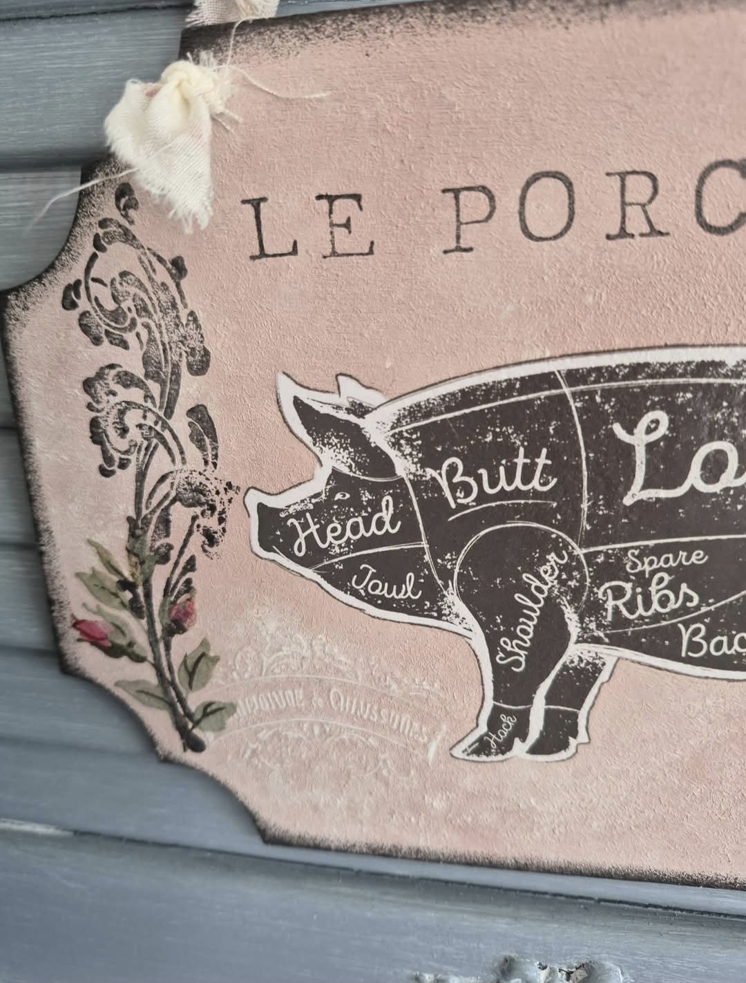 Hanging Pig Decoration OR BUY ALL 3 FOR £15 (photo 2 of 3)