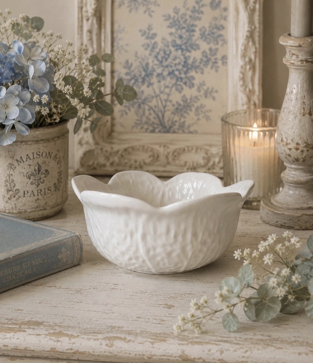 White Cabbage Style Bowl (photo 1 of 5)
