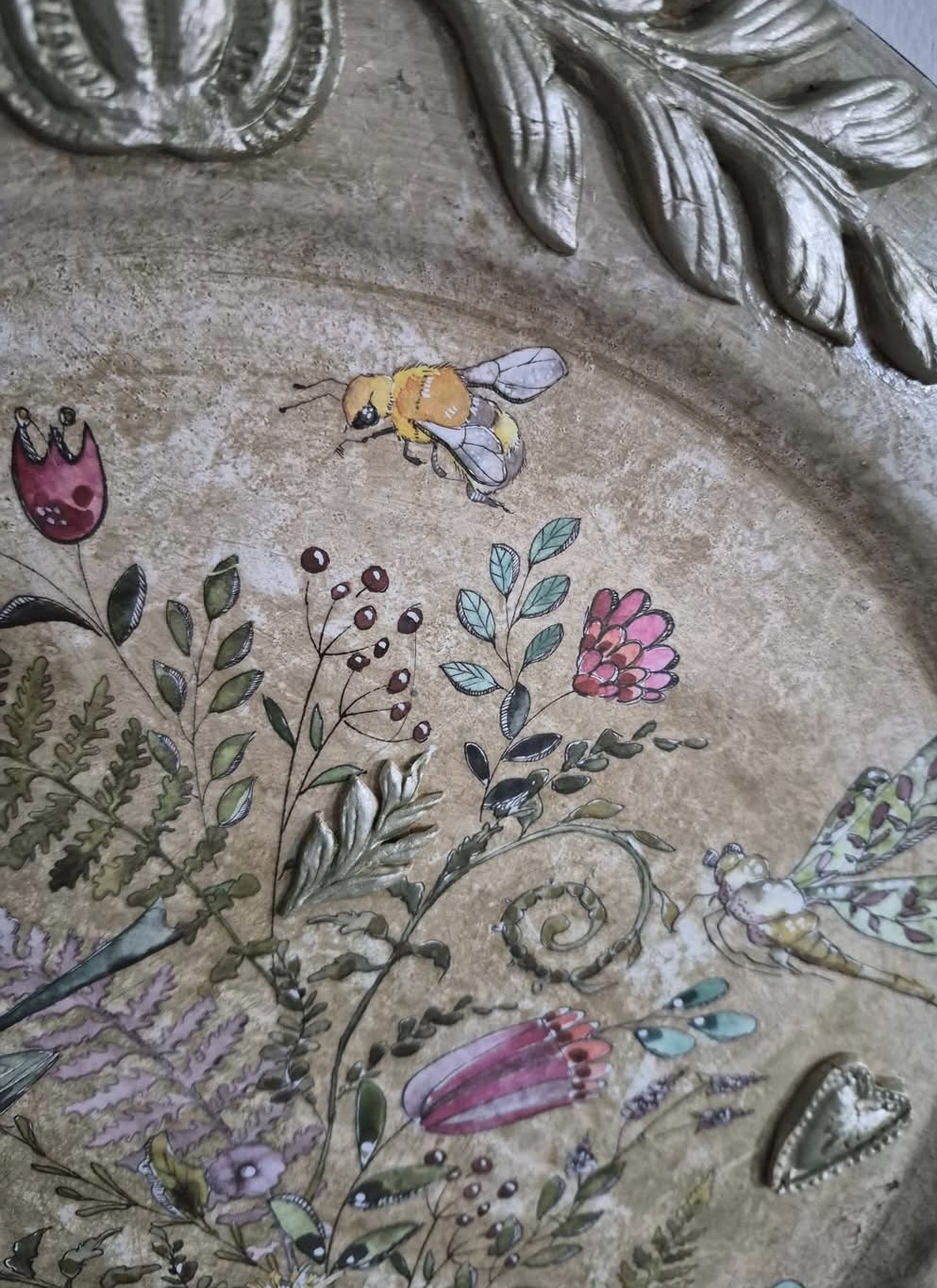 Folk Art  Meets Whimsical Wall Plaque OR BOTH FOR £80 (photo 3 of 5)