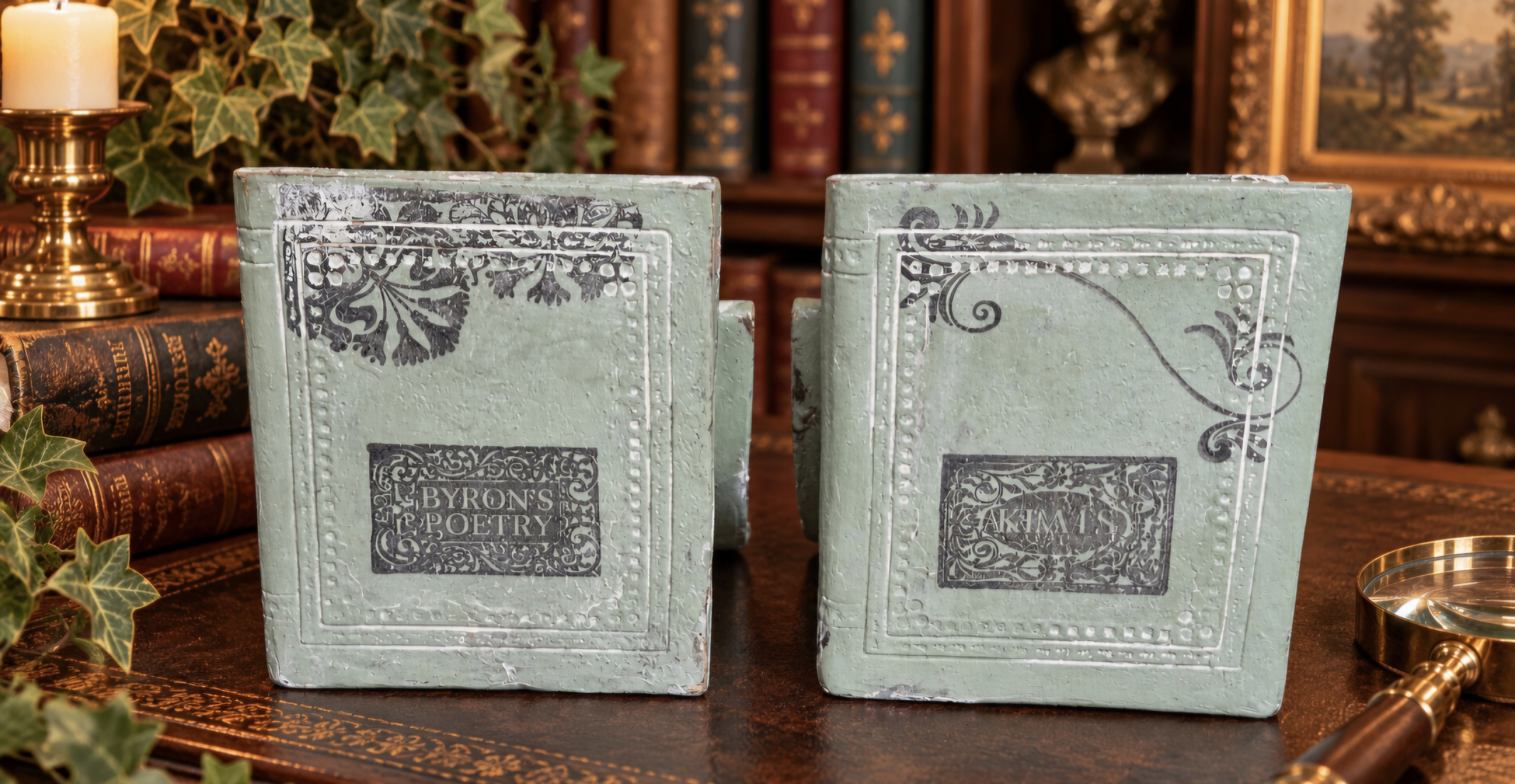 Vintage Style Bookends (photo 6 of 9)