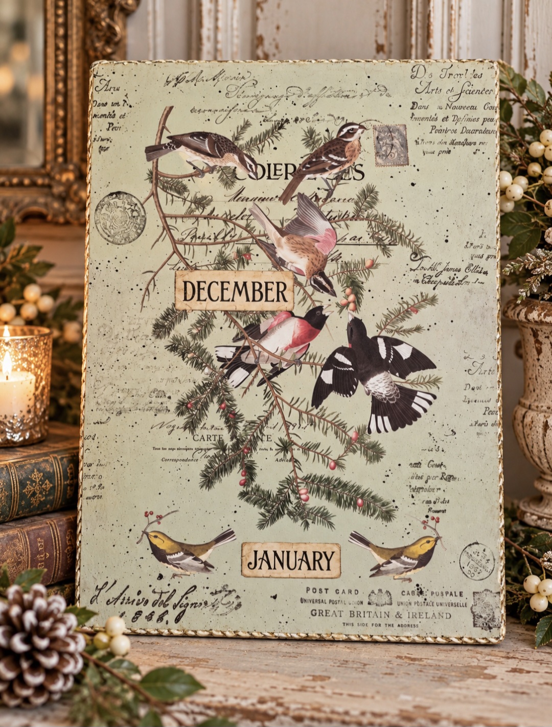 Vintage Birds Wall Art (photo 1 of 6)