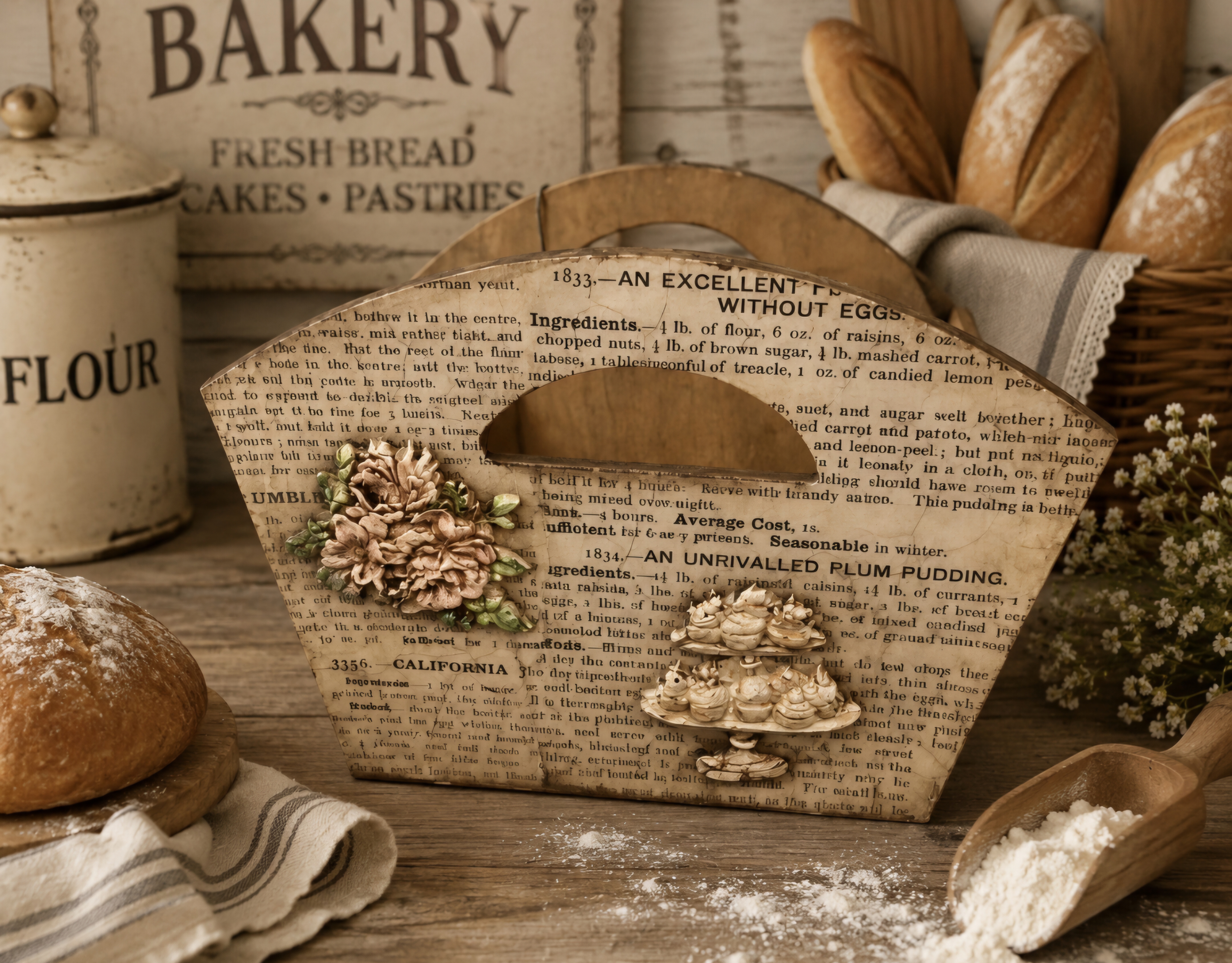 Rustic Wooden Storage Caddy  (photo 2 of 5)
