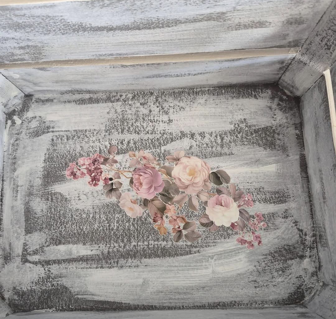 Handcrafted Shabby Chic Wooden Crate (photo 4 of 6)