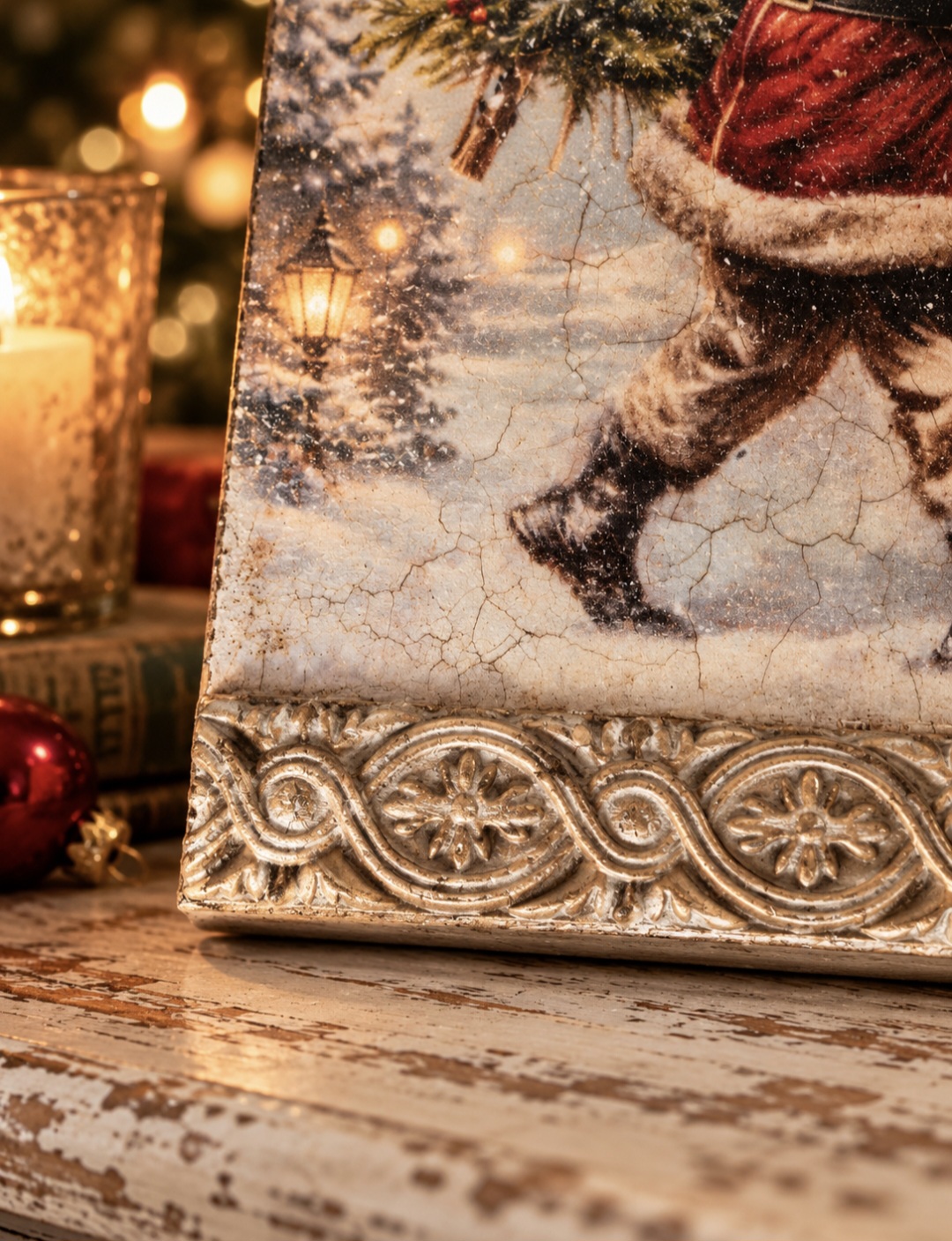 Vintage Santa Decorative Board (photo 2 of 5)