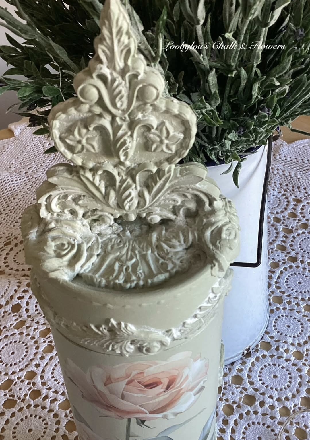 A Tall Summer Inspired Storage Cylinder  (photo 3 of 5)