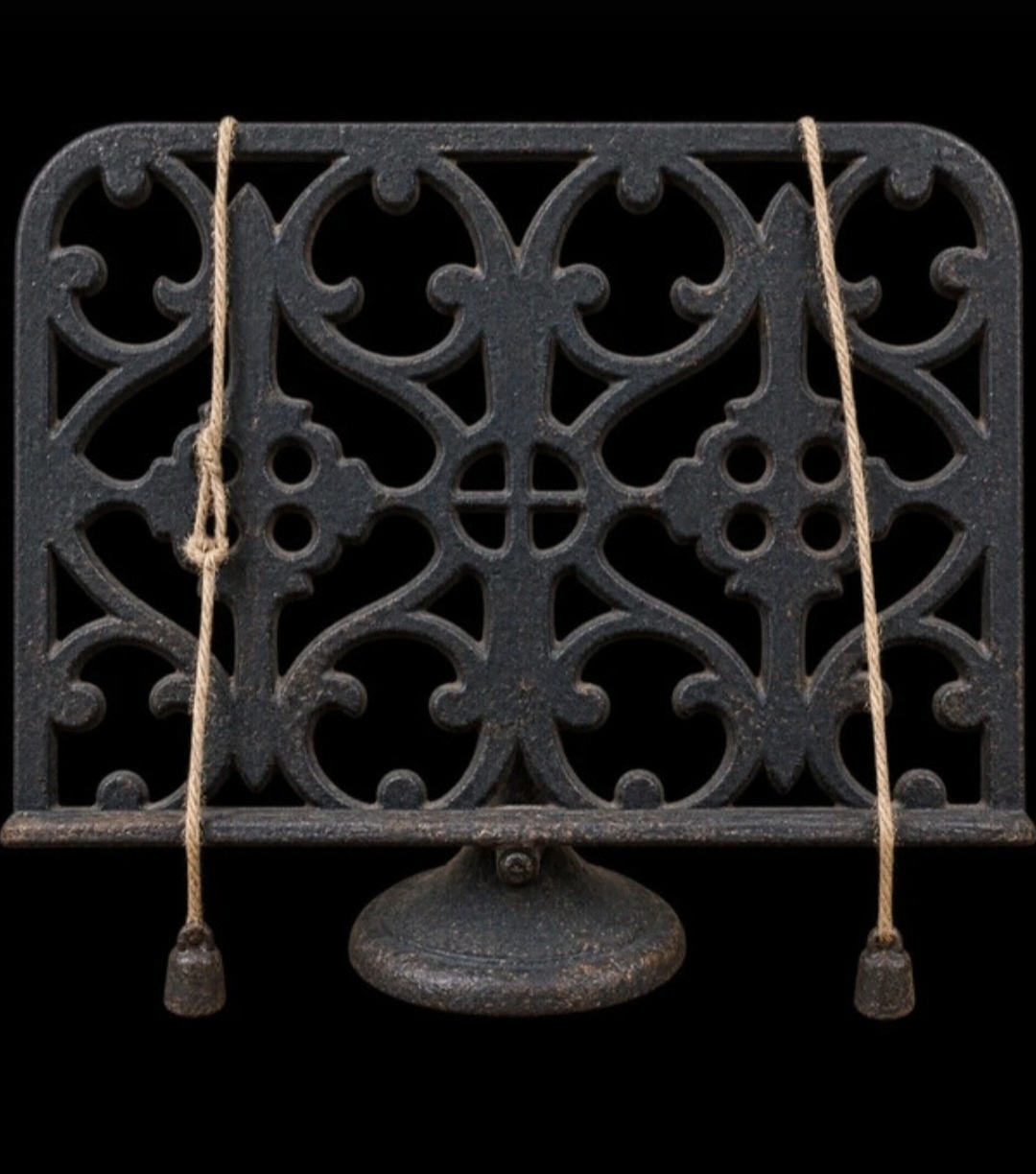 Vintage Cast Iron Book Holder  (photo 3 of 4)