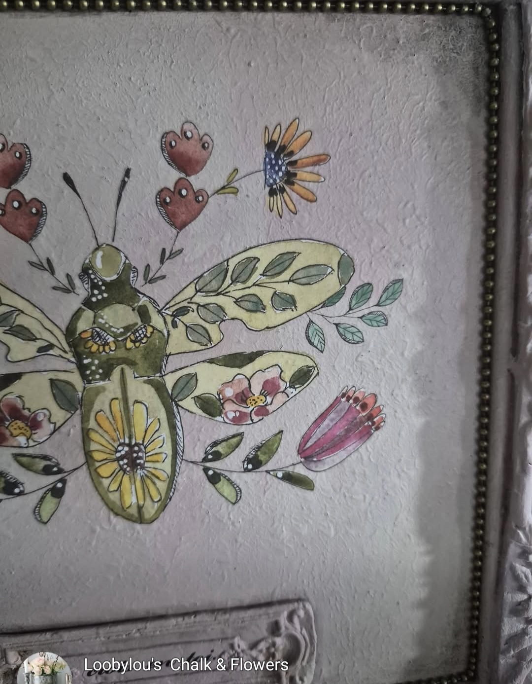Framed Whimsical Bug Picture £20 EACH OR £35 FOR BOTH  (photo 5 of 6)
