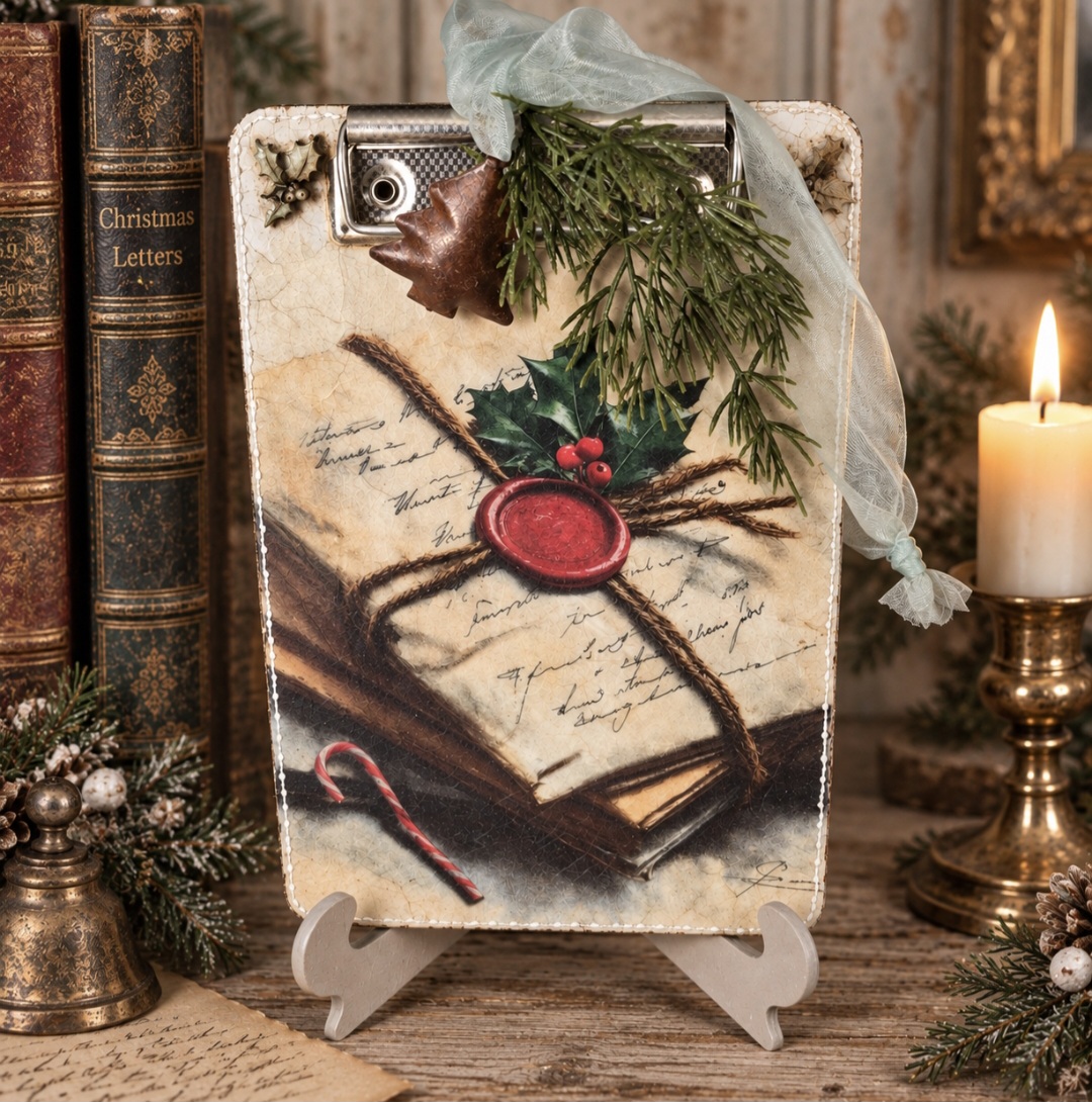 Vintage Letters Decorative Clipboard (photo 1 of 2)