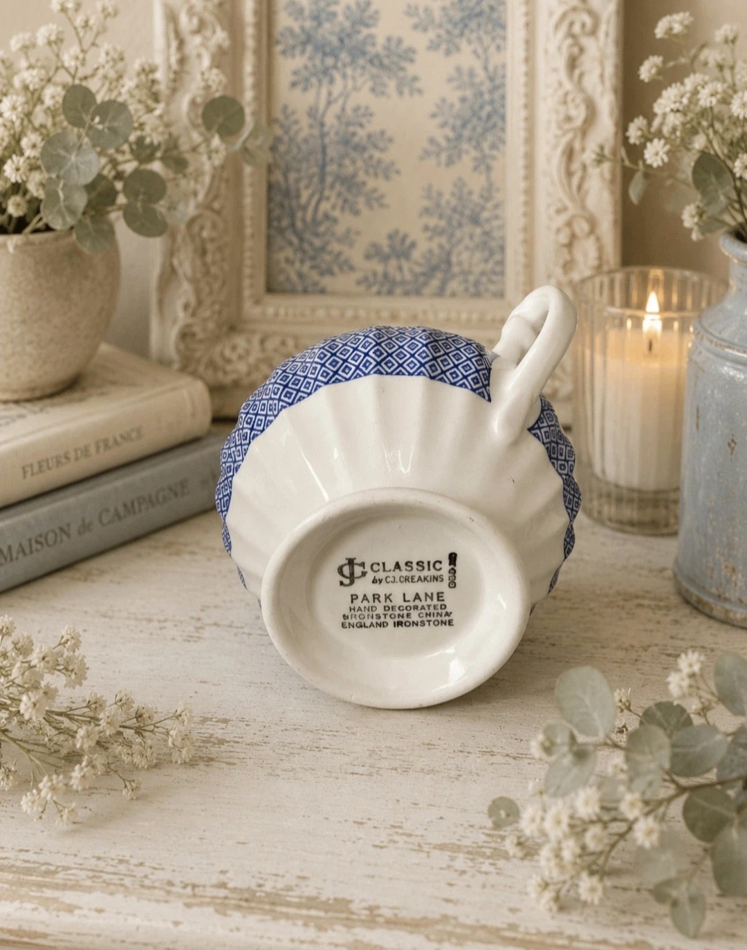 Vintage Ironstone Lidded Pot (photo 5 of 5)