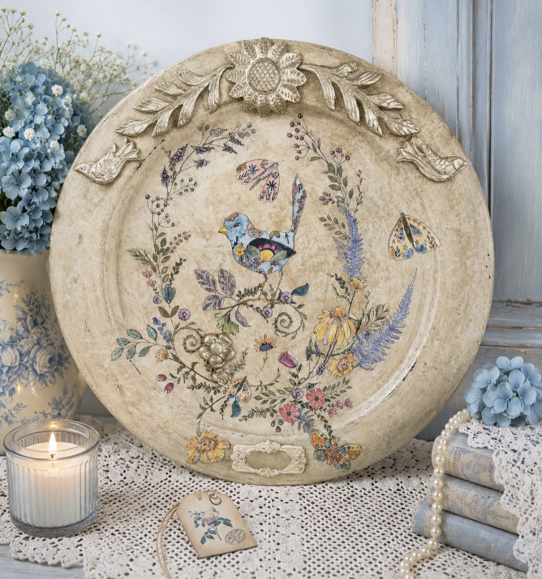 Folk Art  Meets Whimsical Wall Plaque OR BOTH FOR £80 (photo 1 of 5)