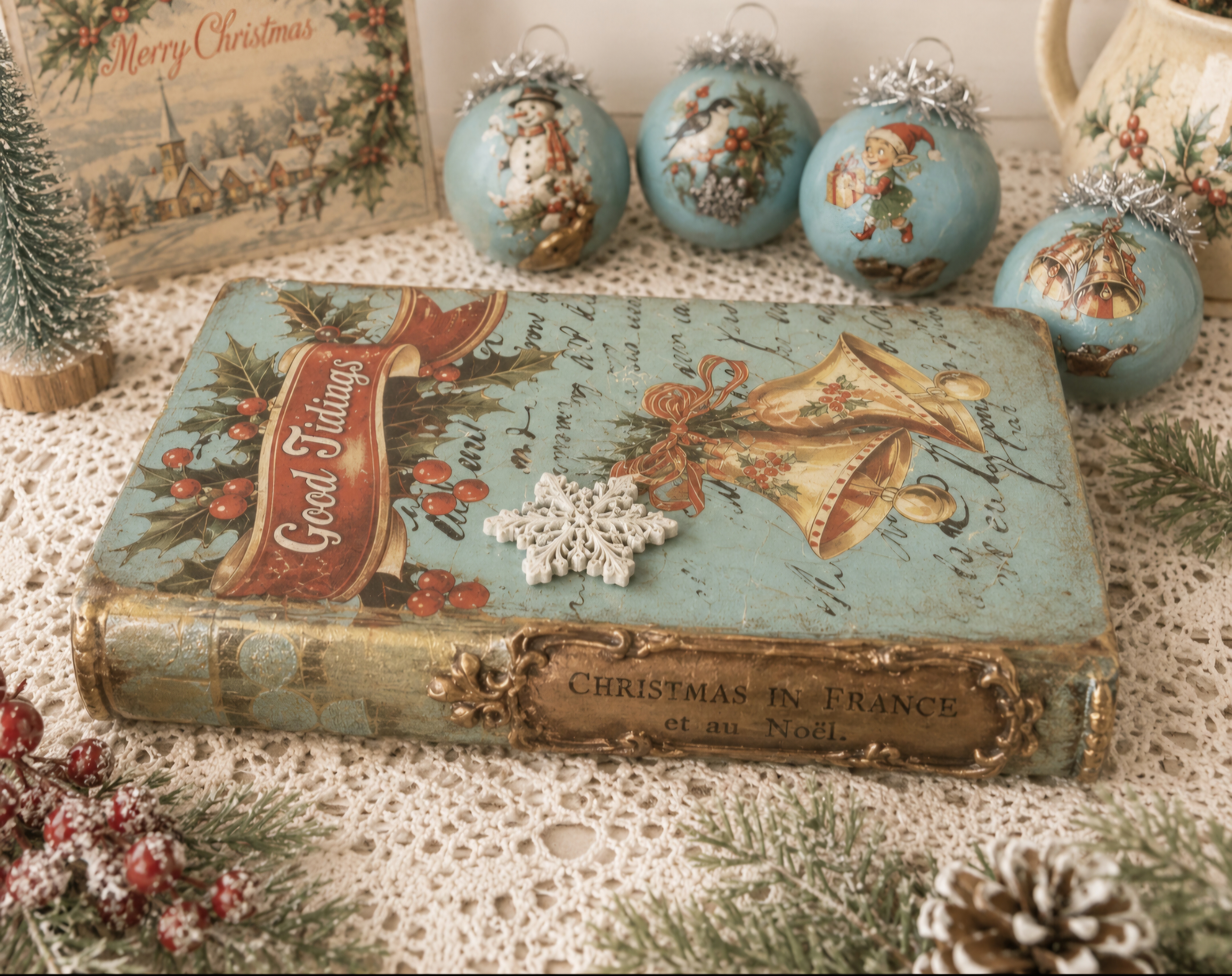 Vintage Retro Style Christmas Collection Sold Separately (photo 6 of 7)