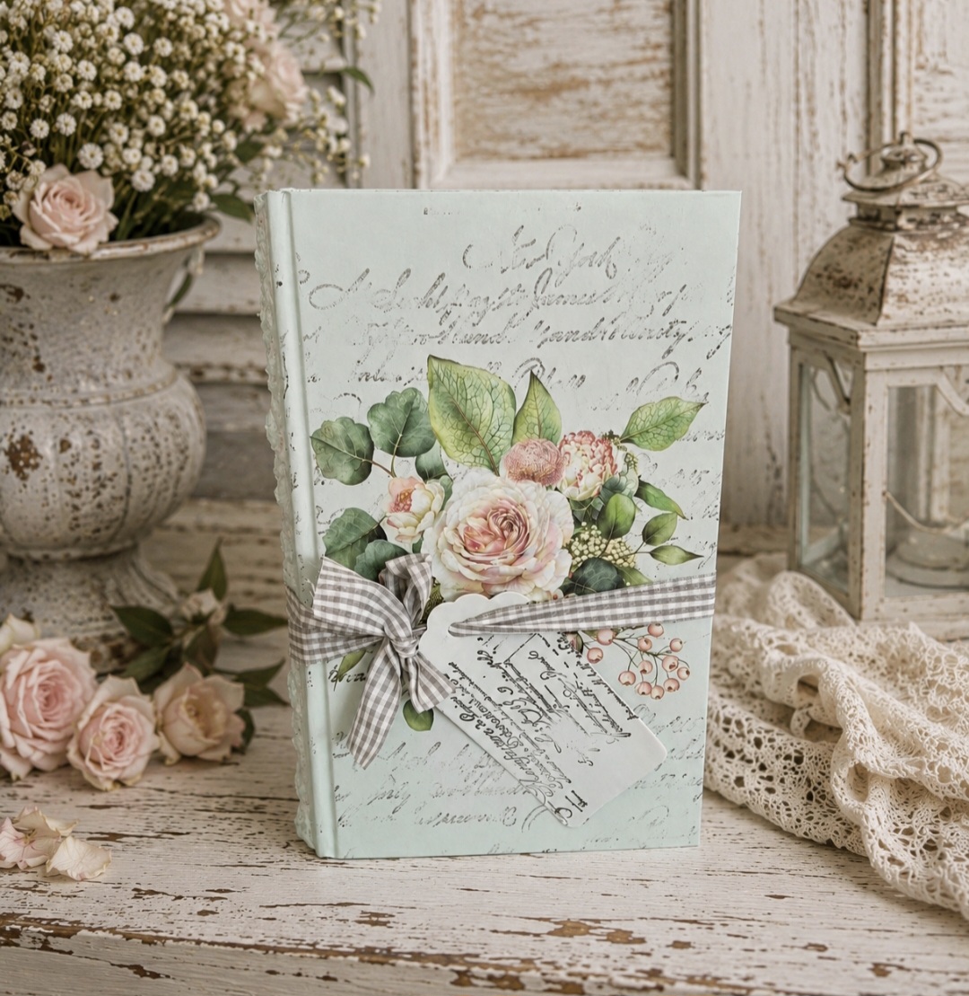Mint Book Decoration  (photo 1 of 3)