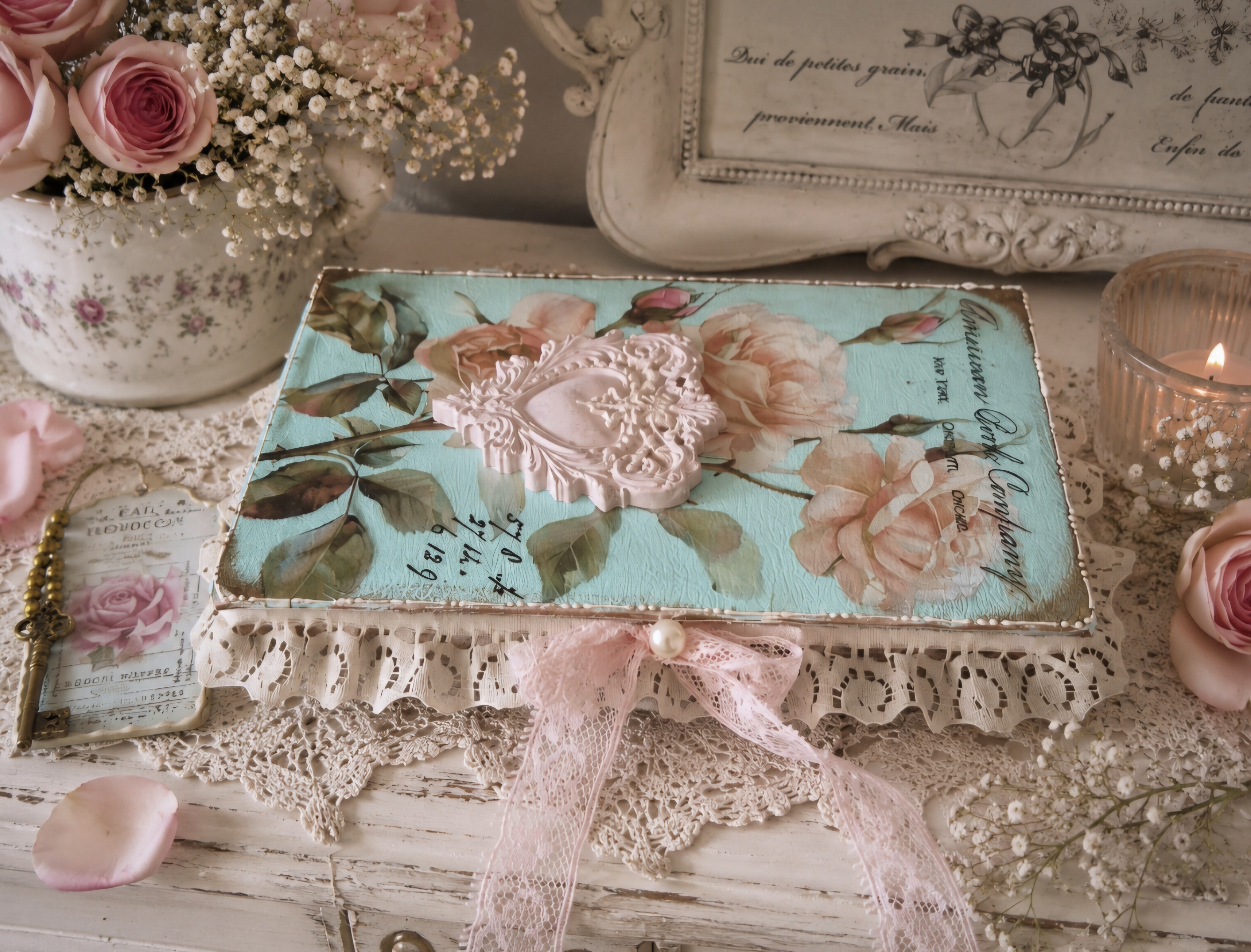 Shabby Chic Book Decoration  (photo 4 of 5)