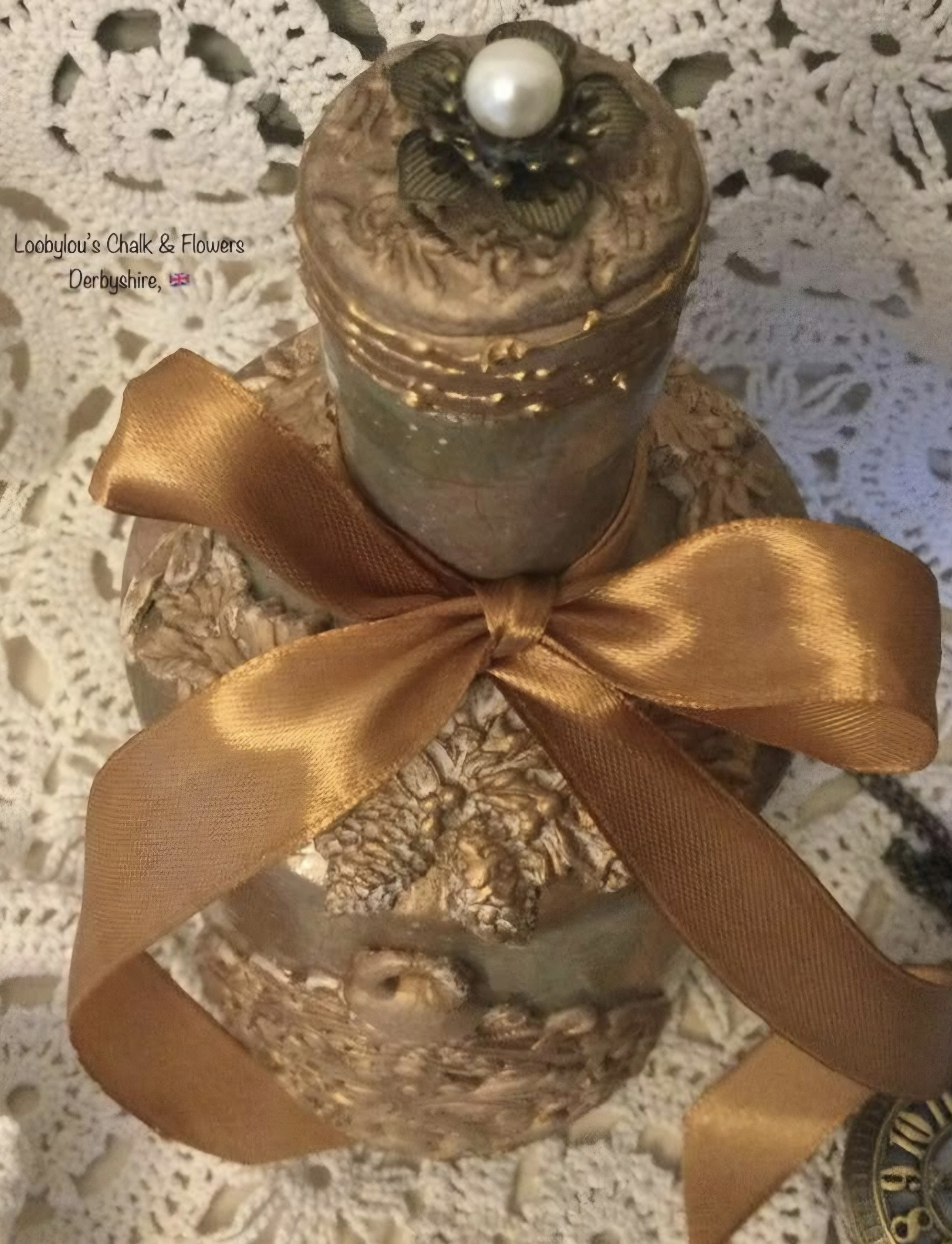 Vintage Girl Decorative Bottle (photo 4 of 6)