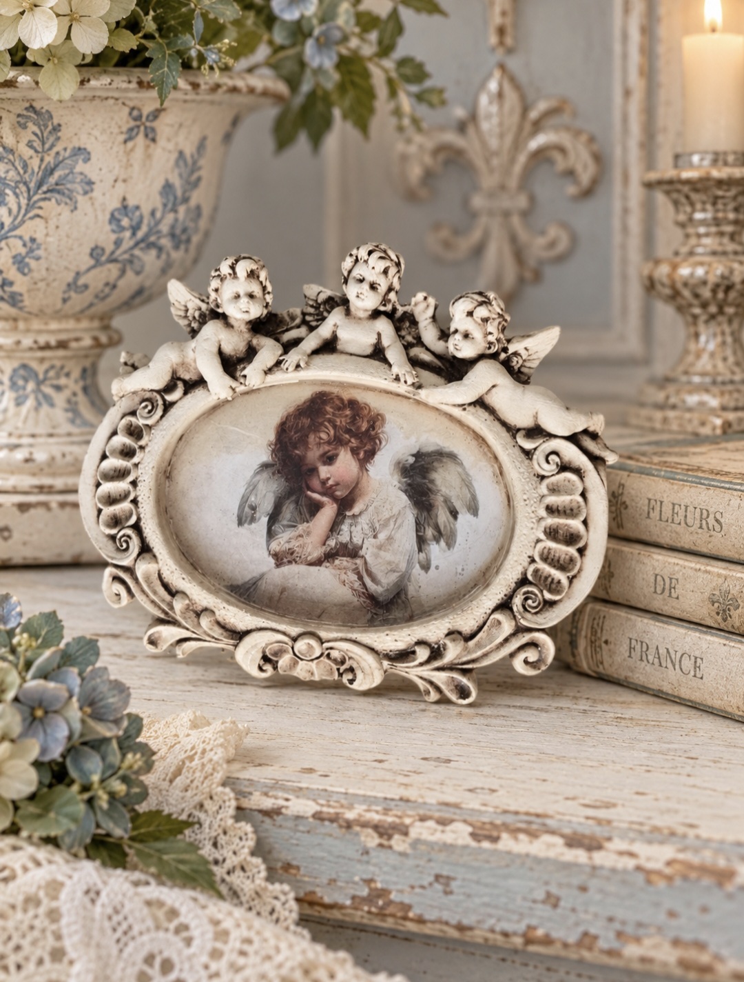 Framed Angel Picture (photo 1 of 3)