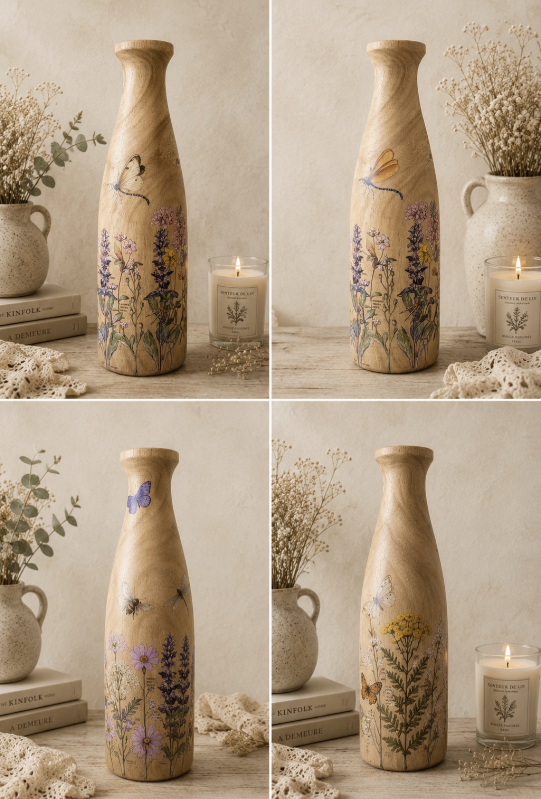 Wooden Botanical Vase (photo 2 of 2)