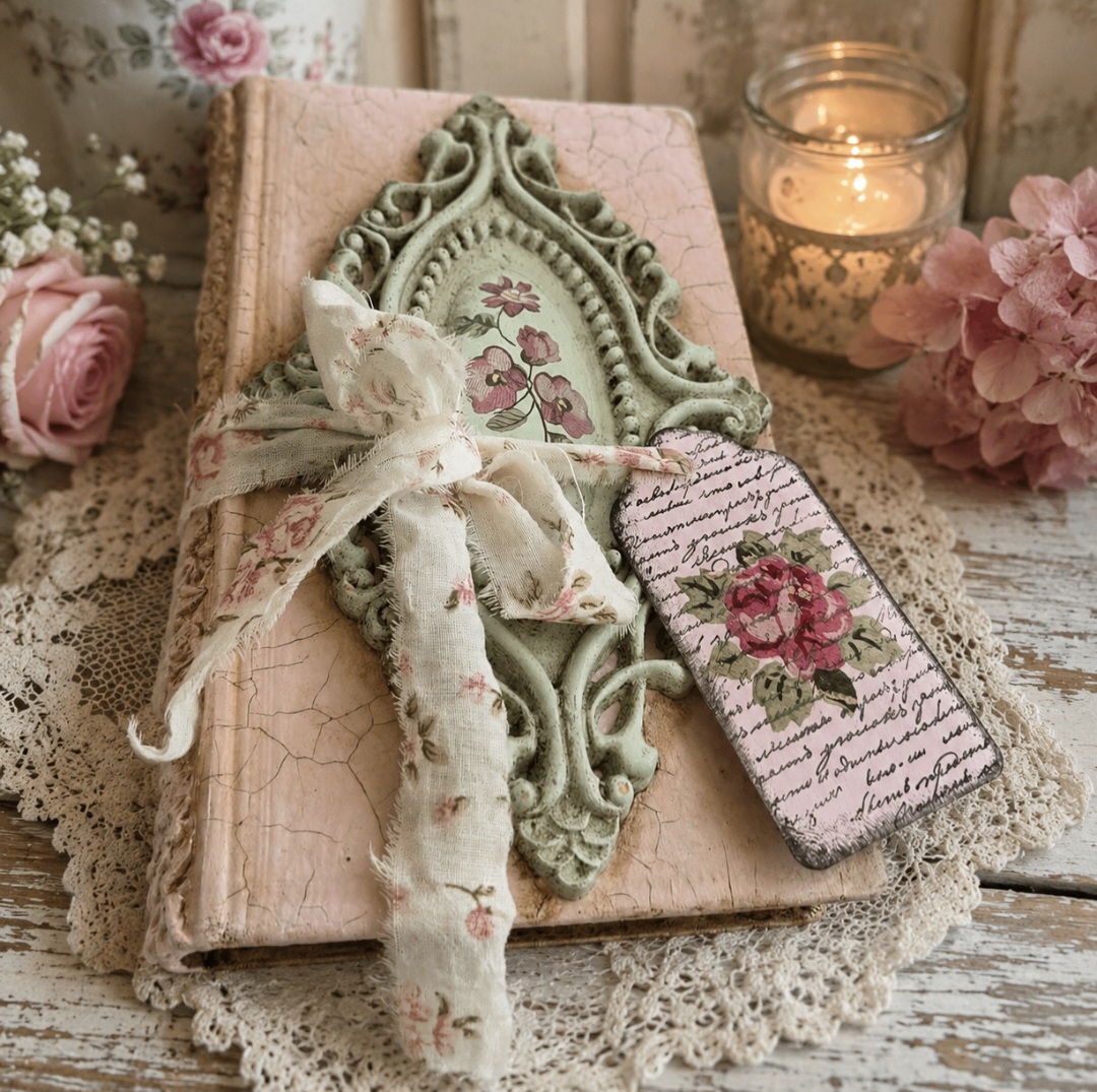 Shabby Chic Book Decoration  (photo 4 of 4)
