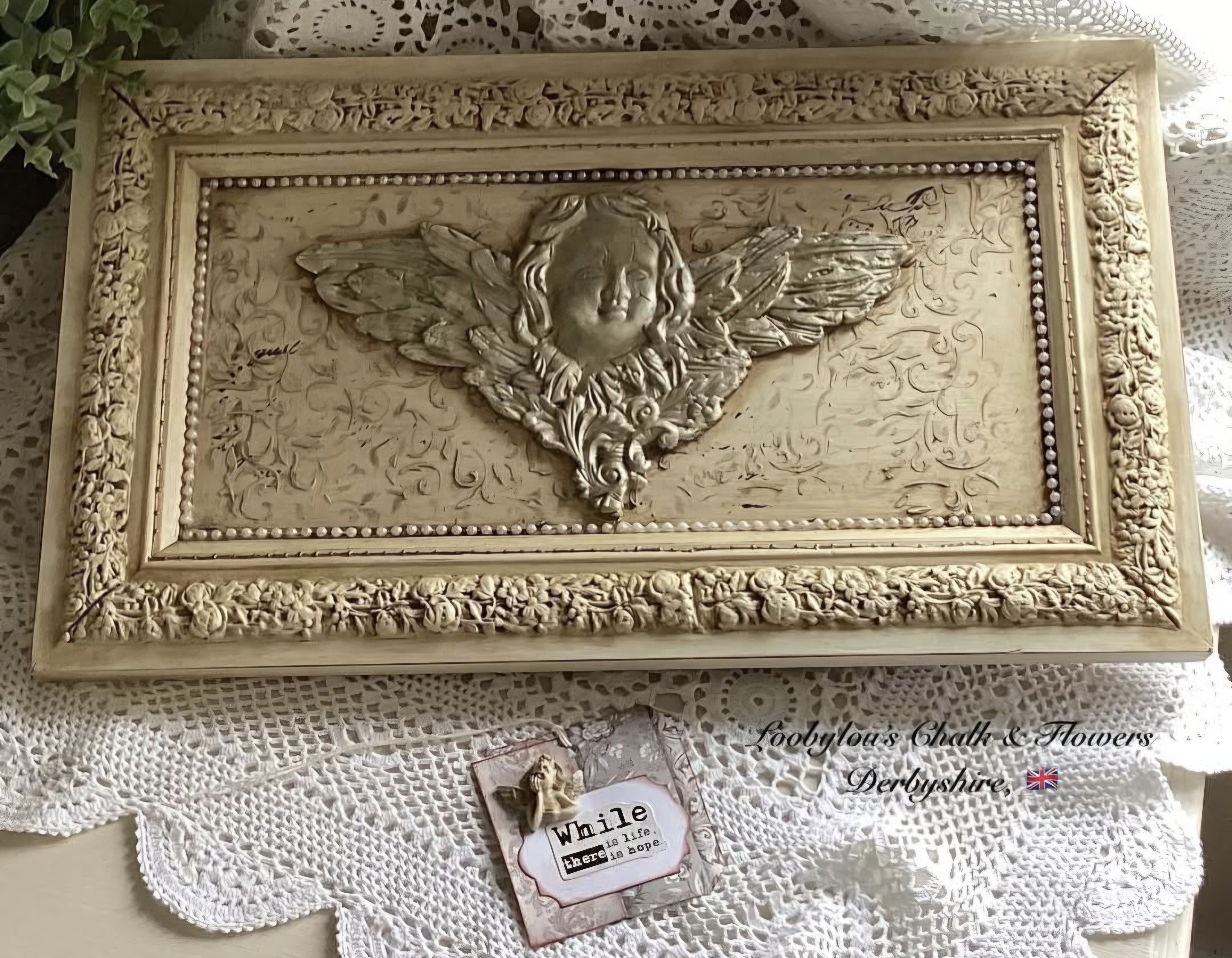 Framed Angel Picture  (photo 1 of 3)