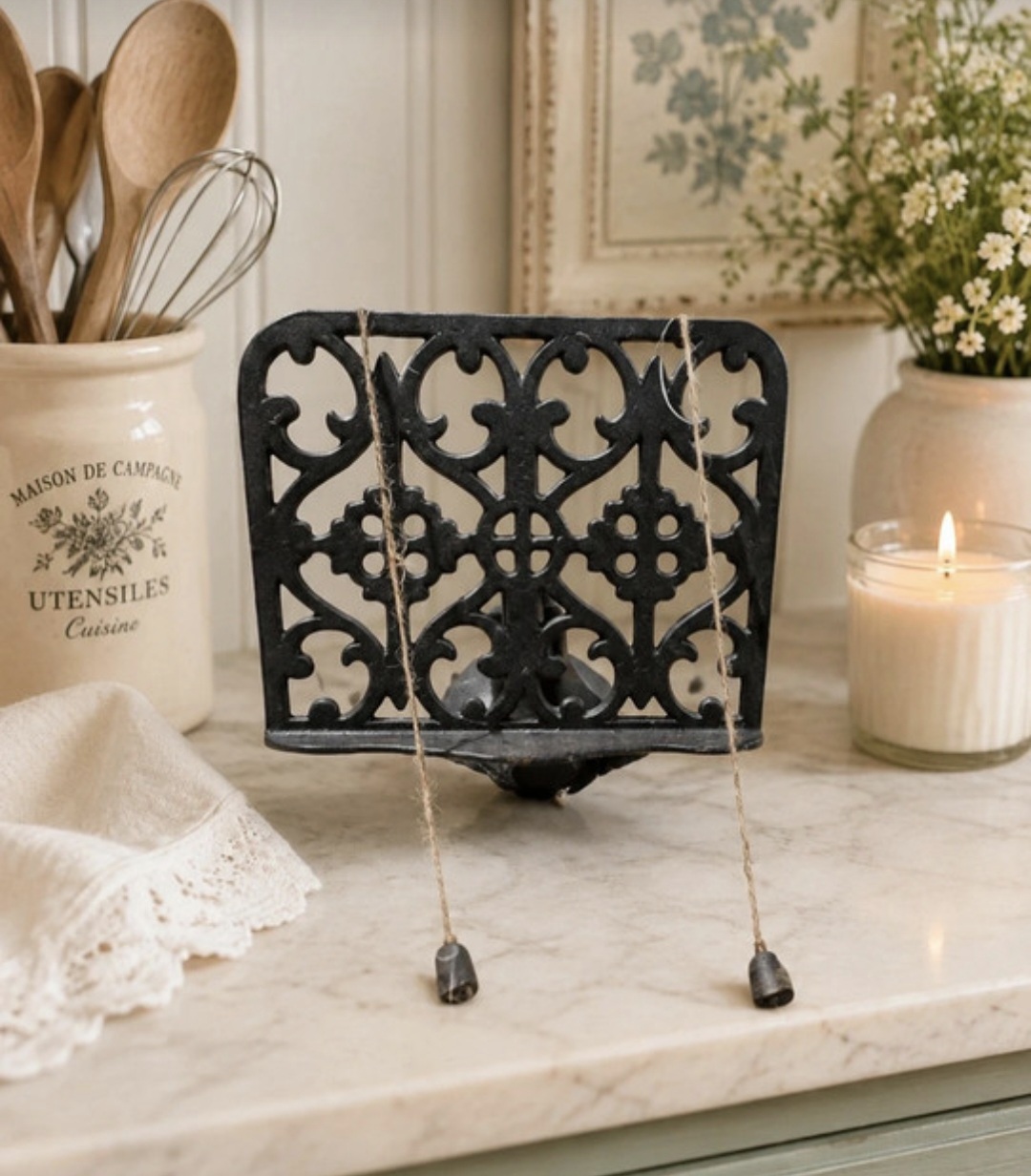 Vintage Cast Iron Book Holder  (photo 1 of 4)