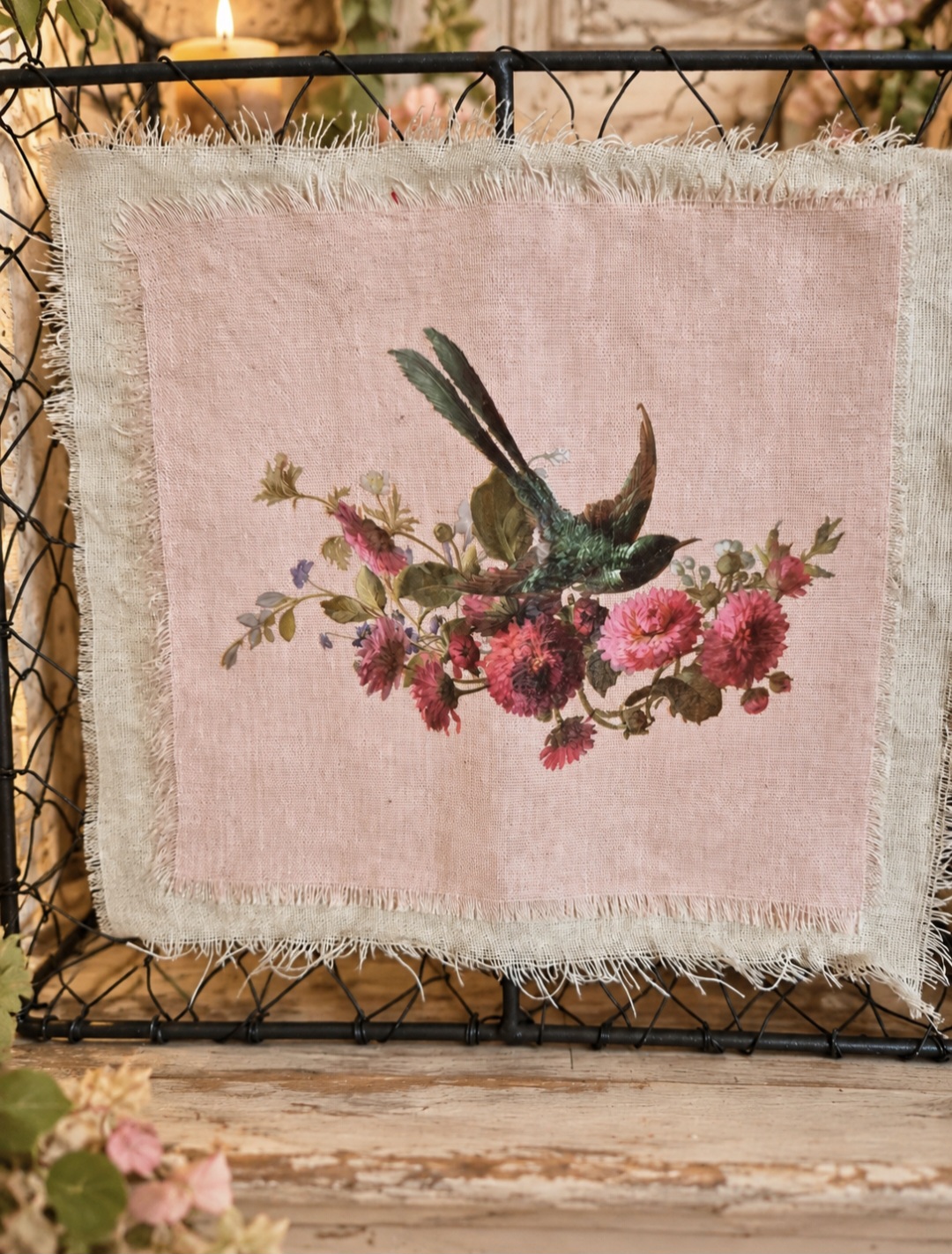 Shabby Chic Wire Storage Basket  (photo 2 of 9)