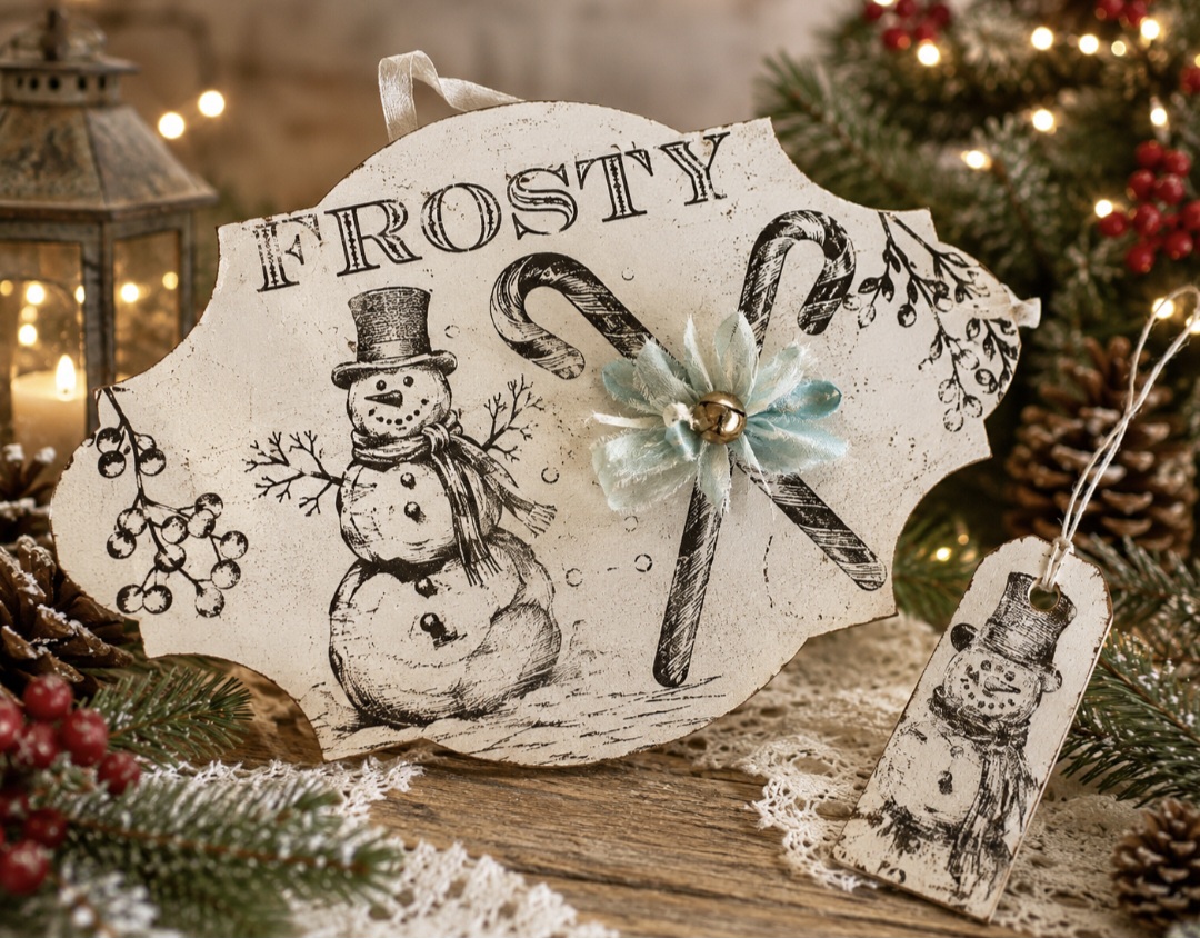 Frosty The Snowman Plaque