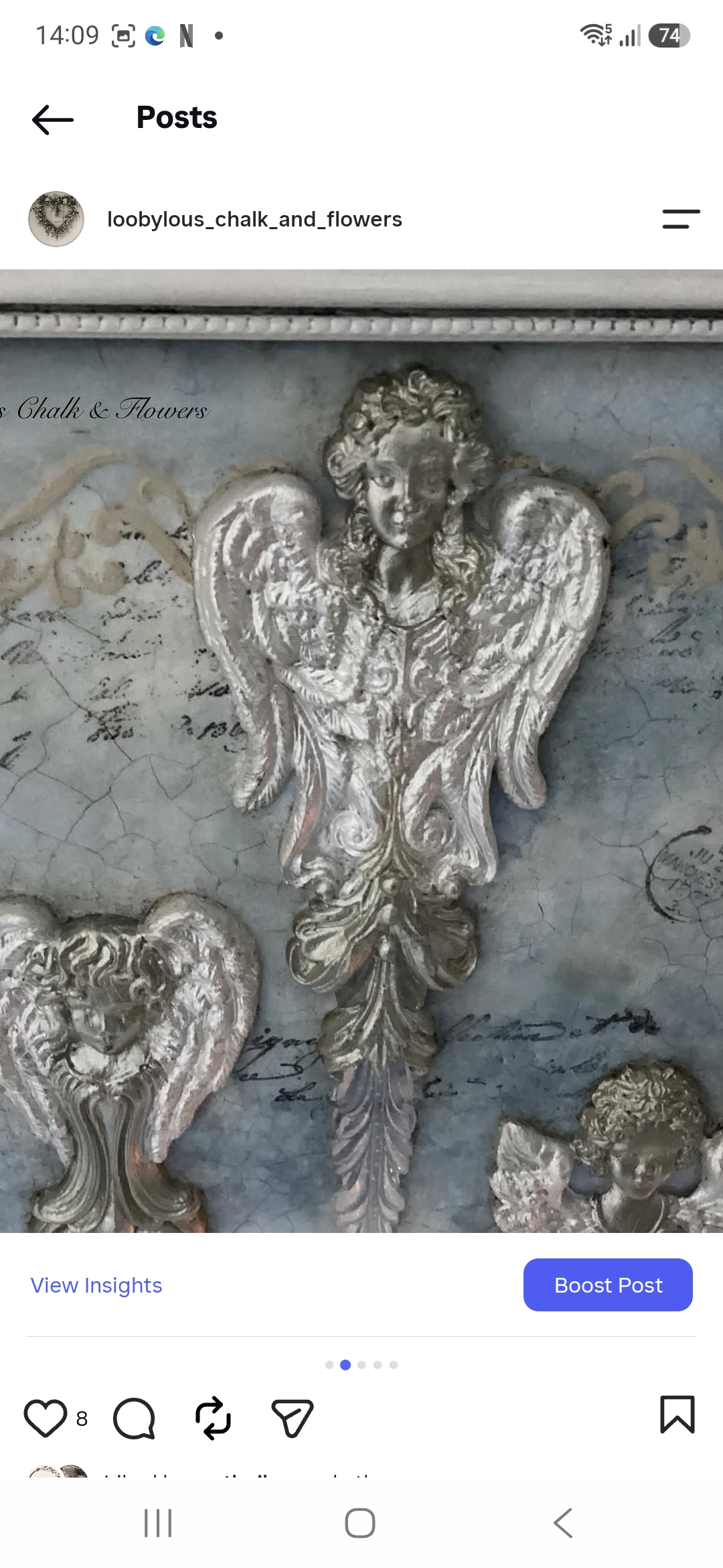 Bespoke Christmas Angel Plaque  (photo 3 of 4)