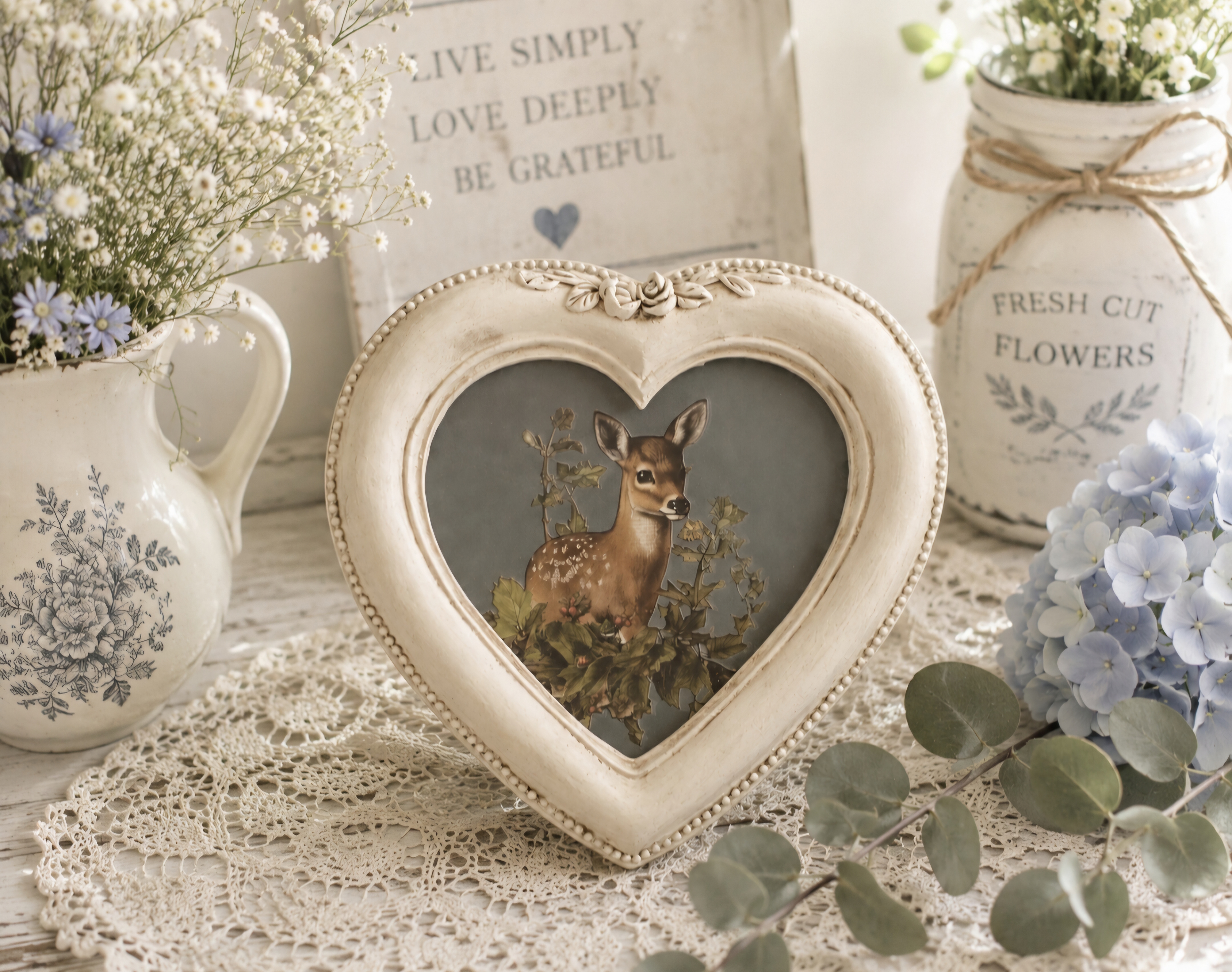 Gisela Graham Frame With An Adorable Fawn