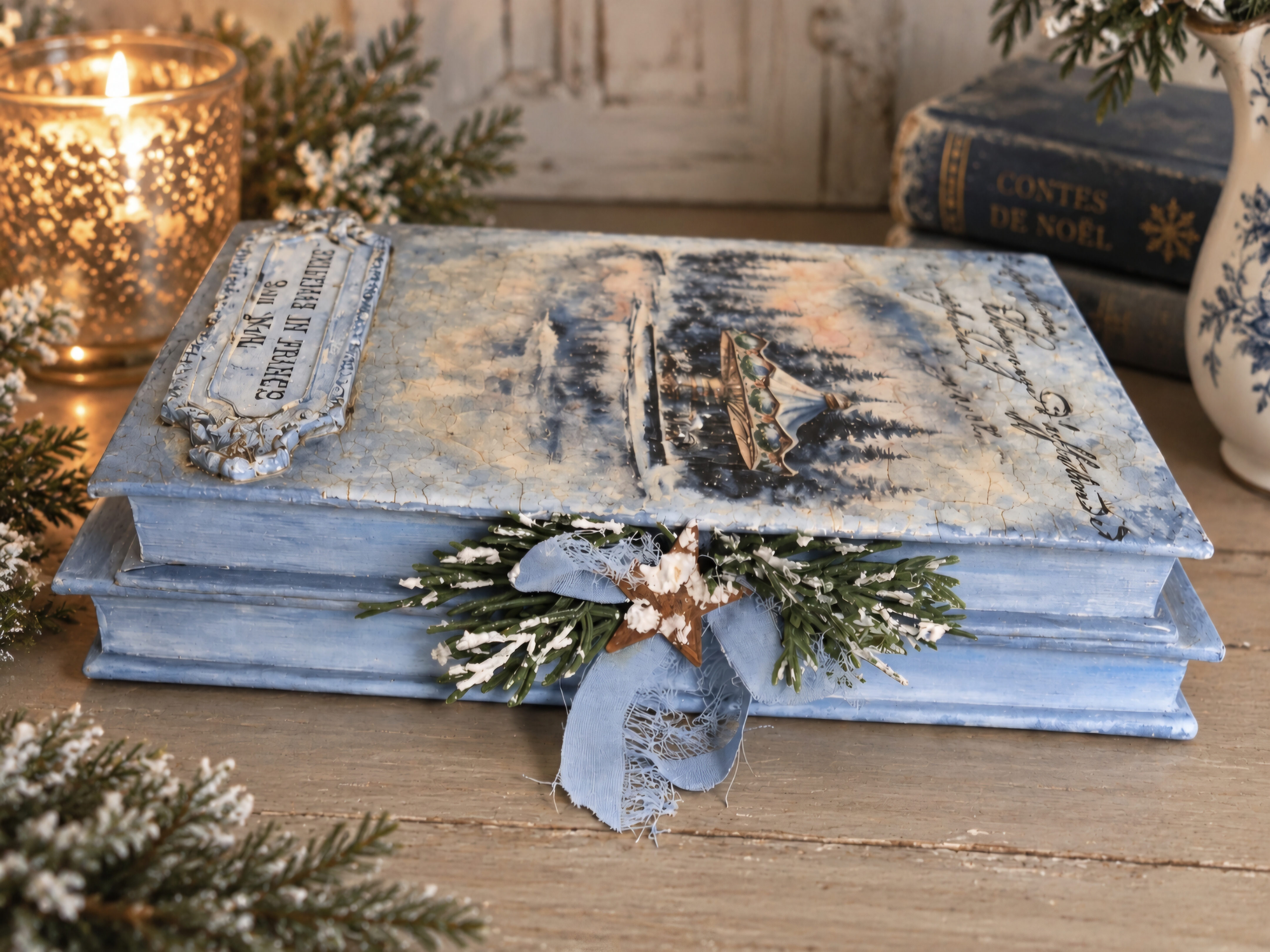 Vintage Inspired Carousel Book Decoration (photo 3 of 5)