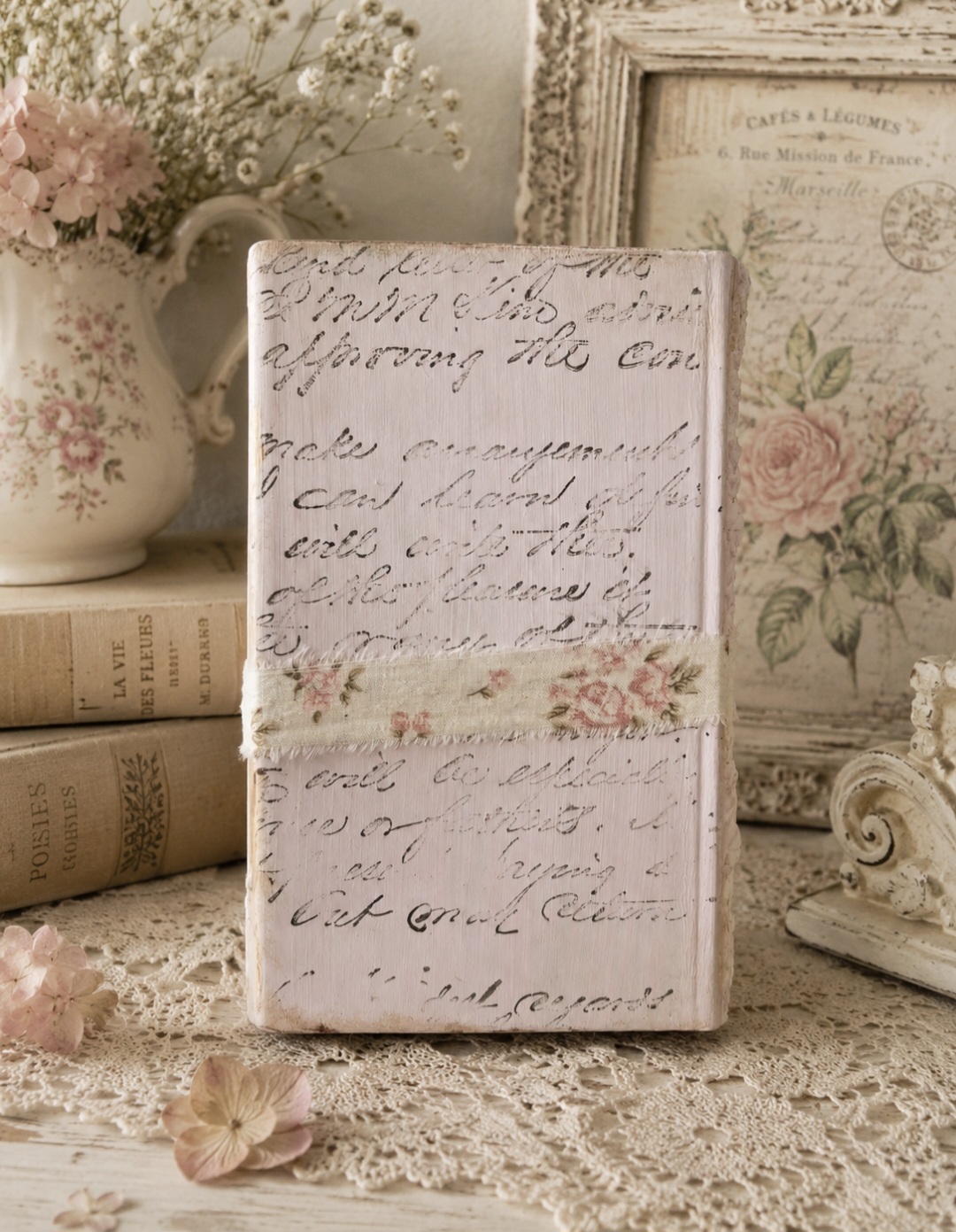 Shabby Chic Book Decoration  (photo 3 of 4)