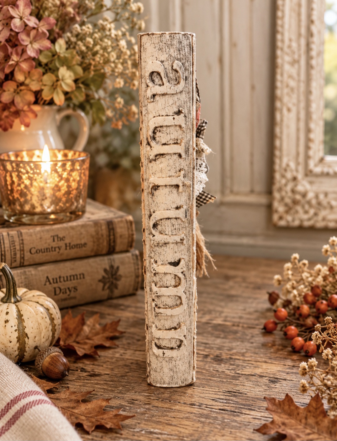 Handmade Autumn Book Decoration (photo 4 of 4)