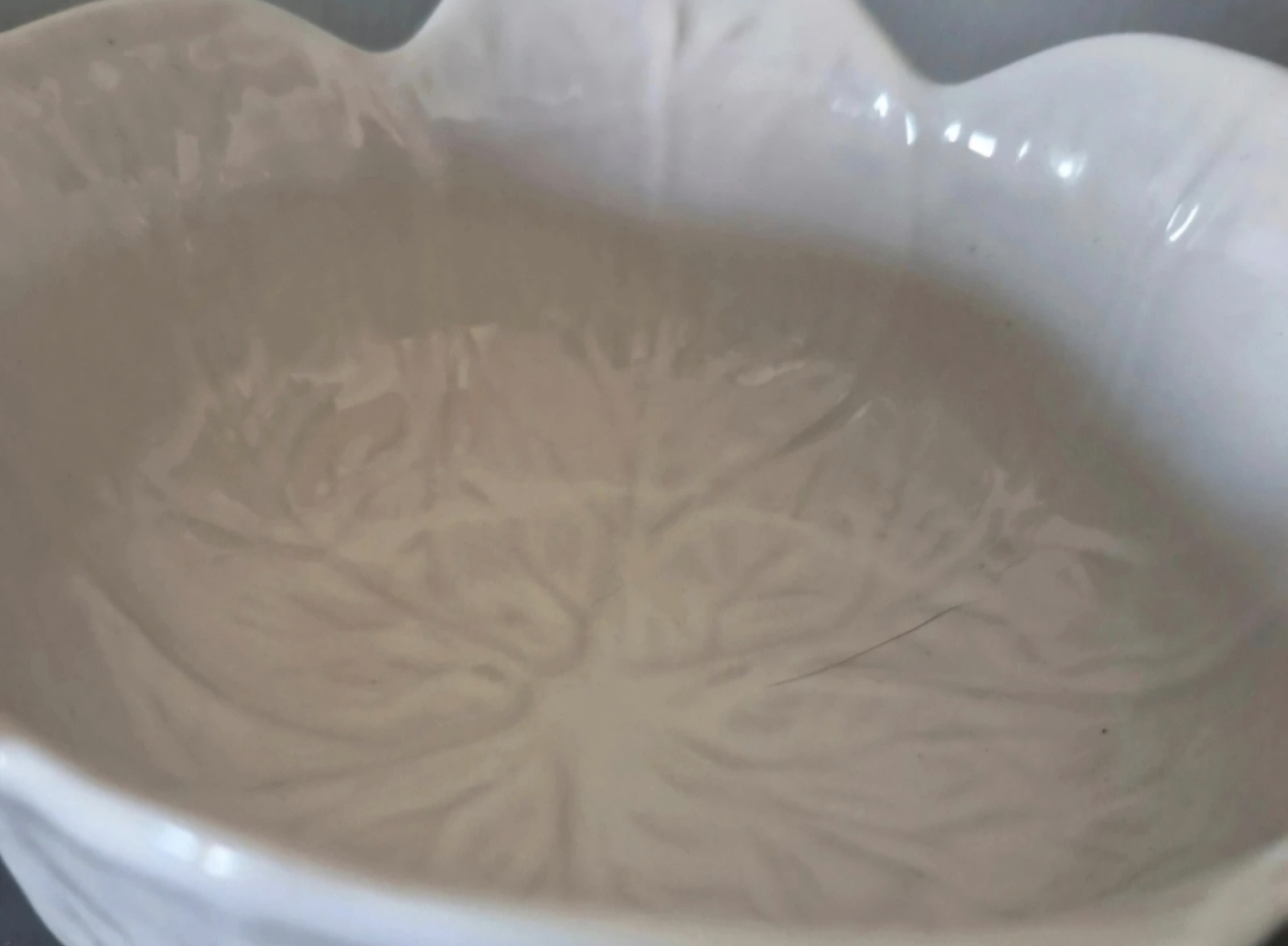 White Cabbage Style Bowl (photo 4 of 5)