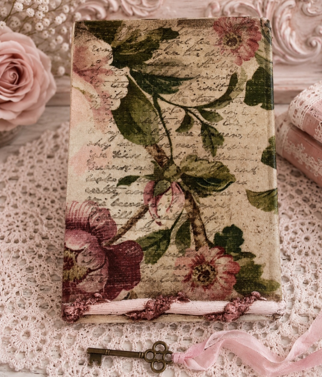 Shabby Chic Book Decoration  (photo 3 of 4)