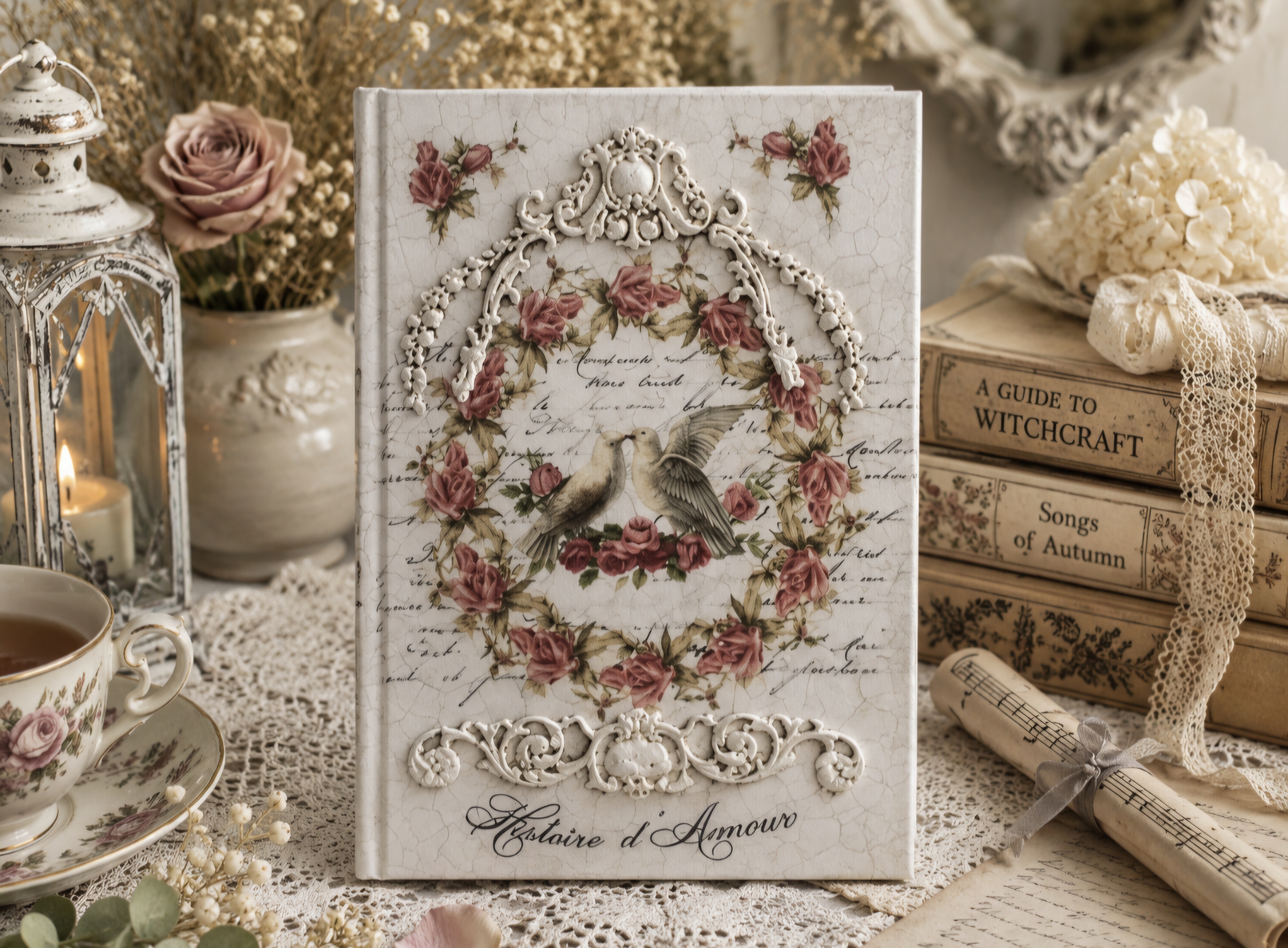A Touch Of Romance Book Decoration  (photo 1 of 2)