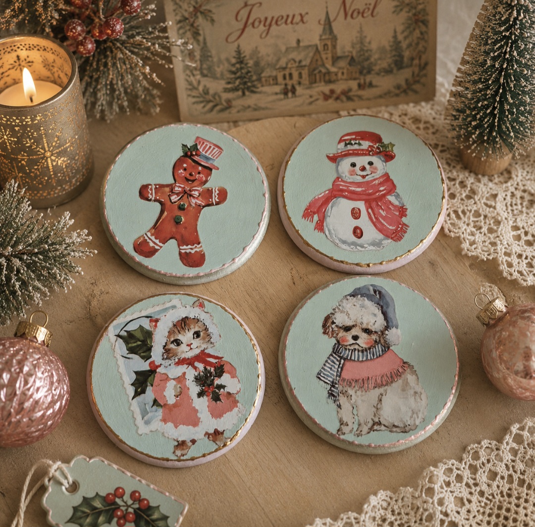 Retro Style Coasters (photo 1 of 3)