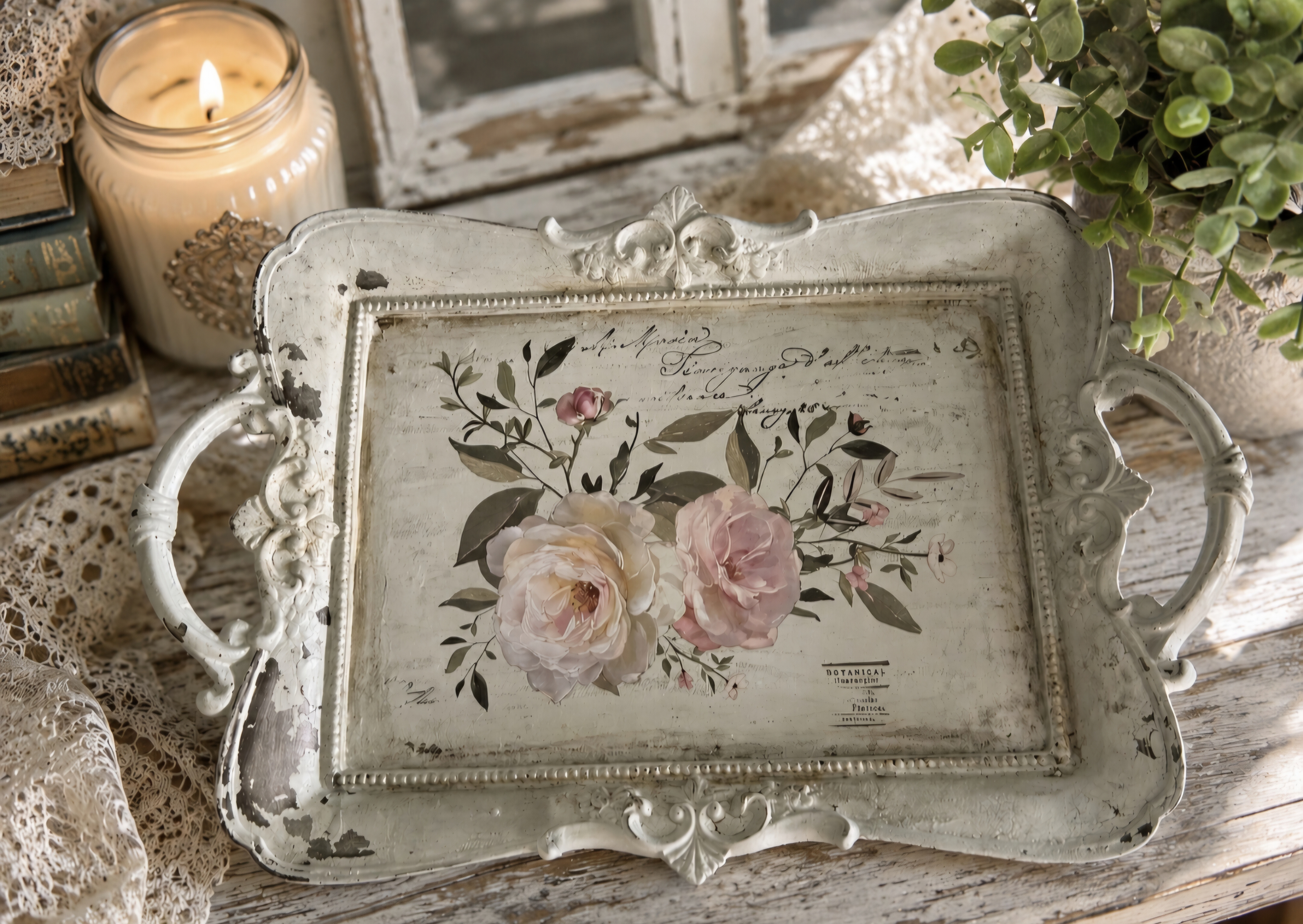 Shabby Chic Tray (photo 4 of 4)