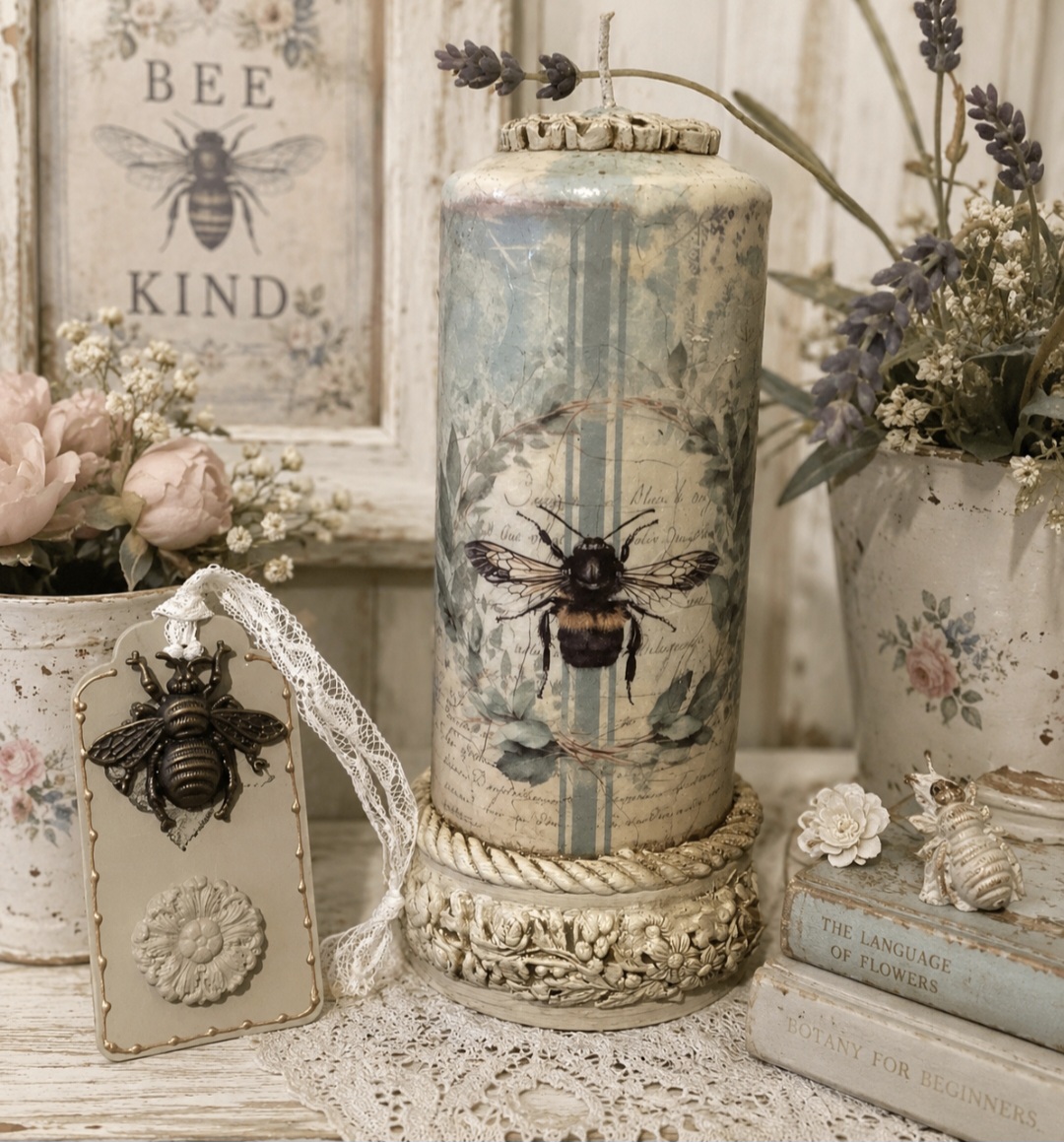 Decorative Pillar Candle  (photo 1 of 2)